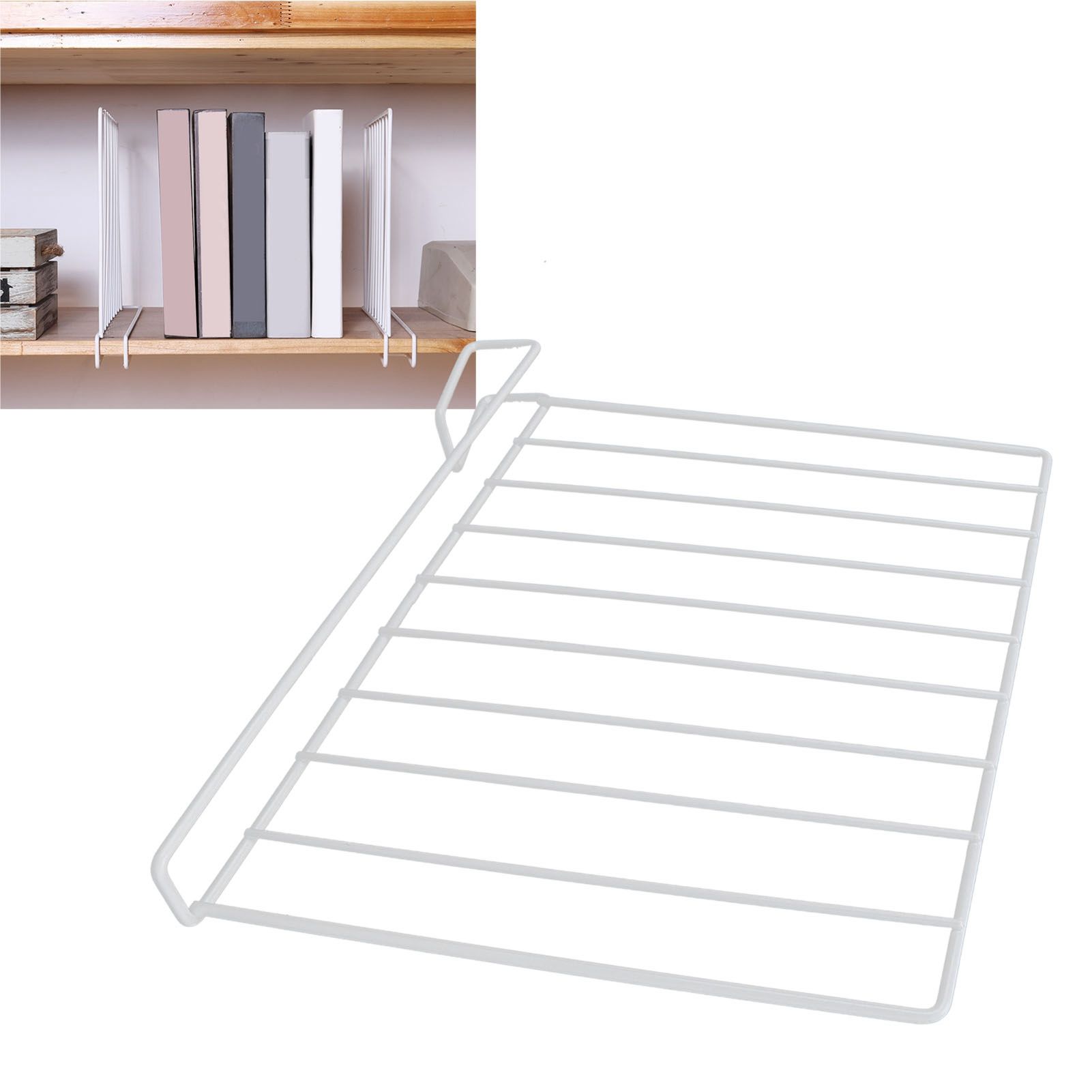 Shelf Divider for Wood Closet Sturdy Organizer Separator for Storage in view 11