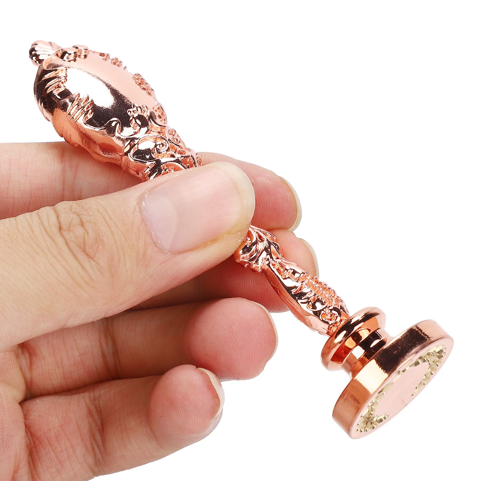 Wax Seal Metal Handle Retro Wax Stamp Handle for Envelope Decoration Sealing view 4