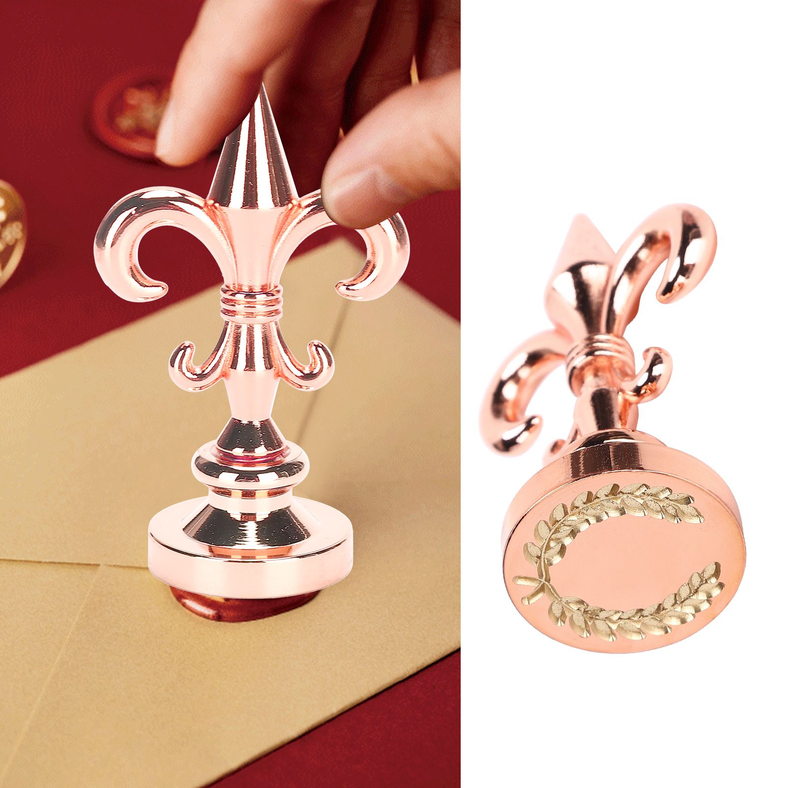 Wax Seal Handle Stamp Innovative Vintage Sealing Stamp Tool for Party view 12