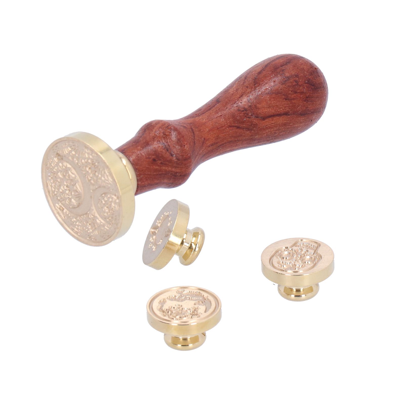 Sealing Wax Stamp Handle Kit Innovative Seal Stamp Handicrafts Wedding Card view 4