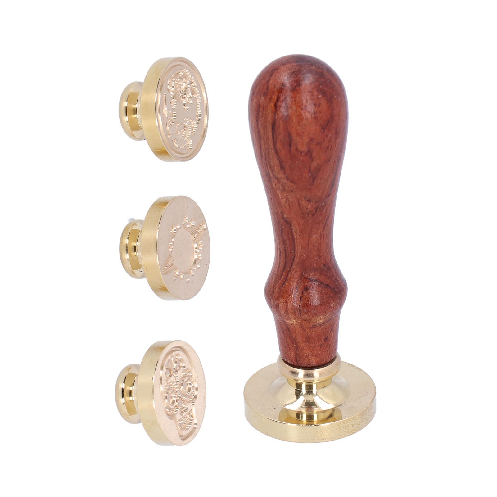 Sealing Wax Stamp Handle Kit Innovative Seal Stamp Handicrafts Wedding Card view 5