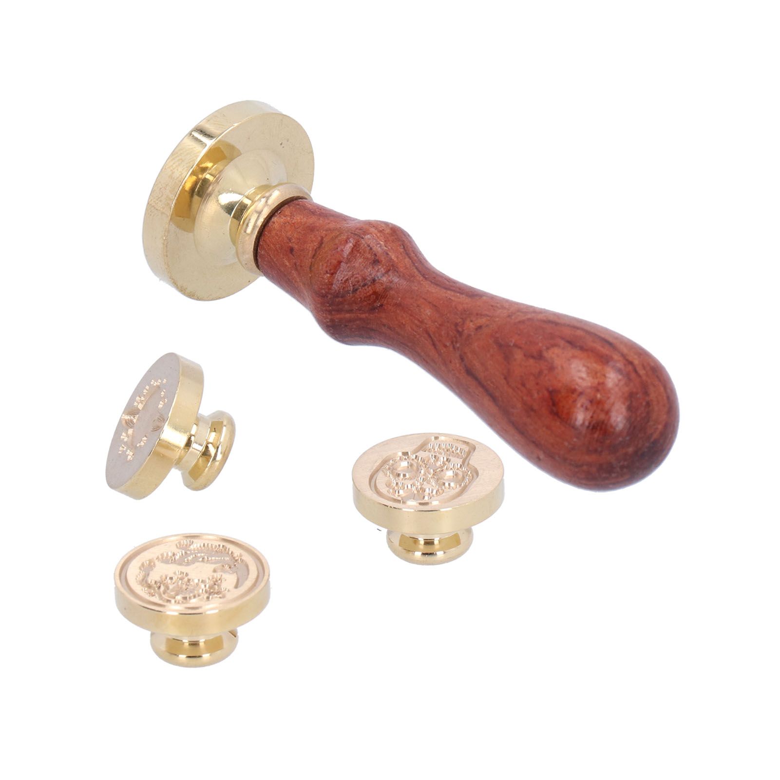 Sealing Wax Stamp Handle Kit Innovative Seal Stamp Handicrafts Wedding Card view 6