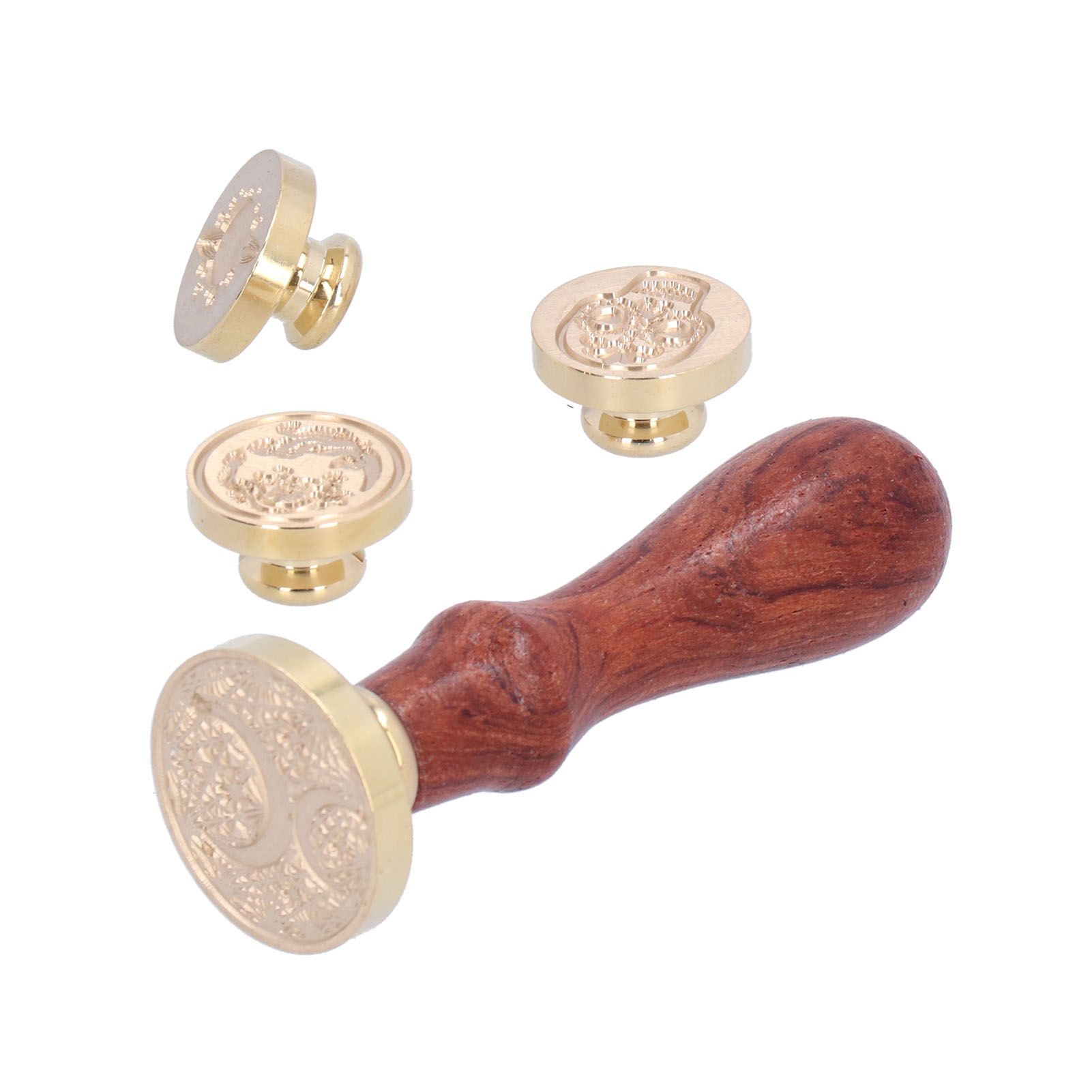 Sealing Wax Stamp Handle Kit Innovative Seal Stamp Handicrafts Wedding Card view 8