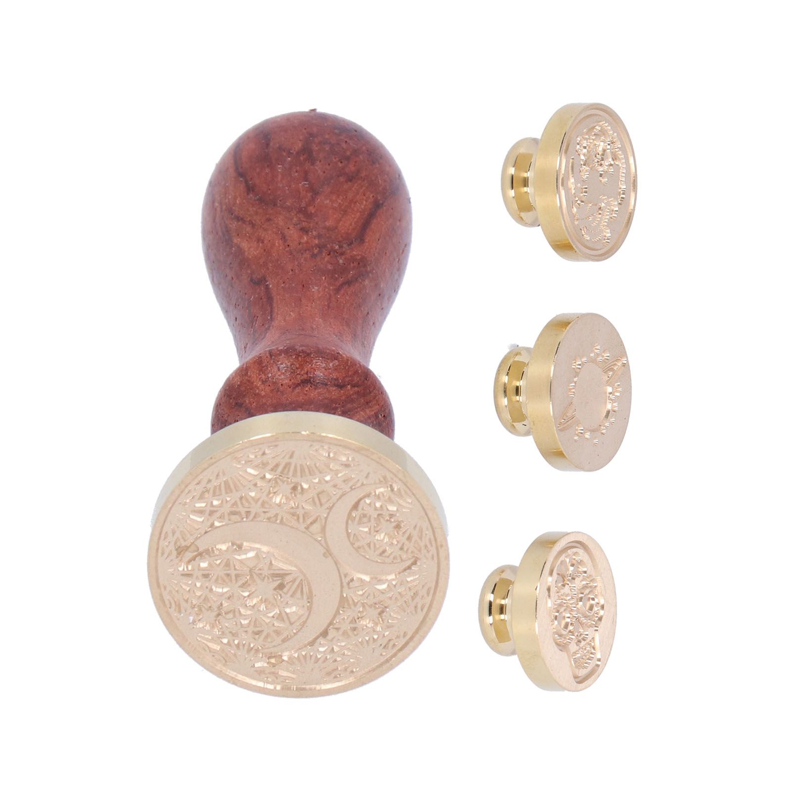 Sealing Wax Stamp Handle Kit Innovative Seal Stamp Handicrafts Wedding Card view 9