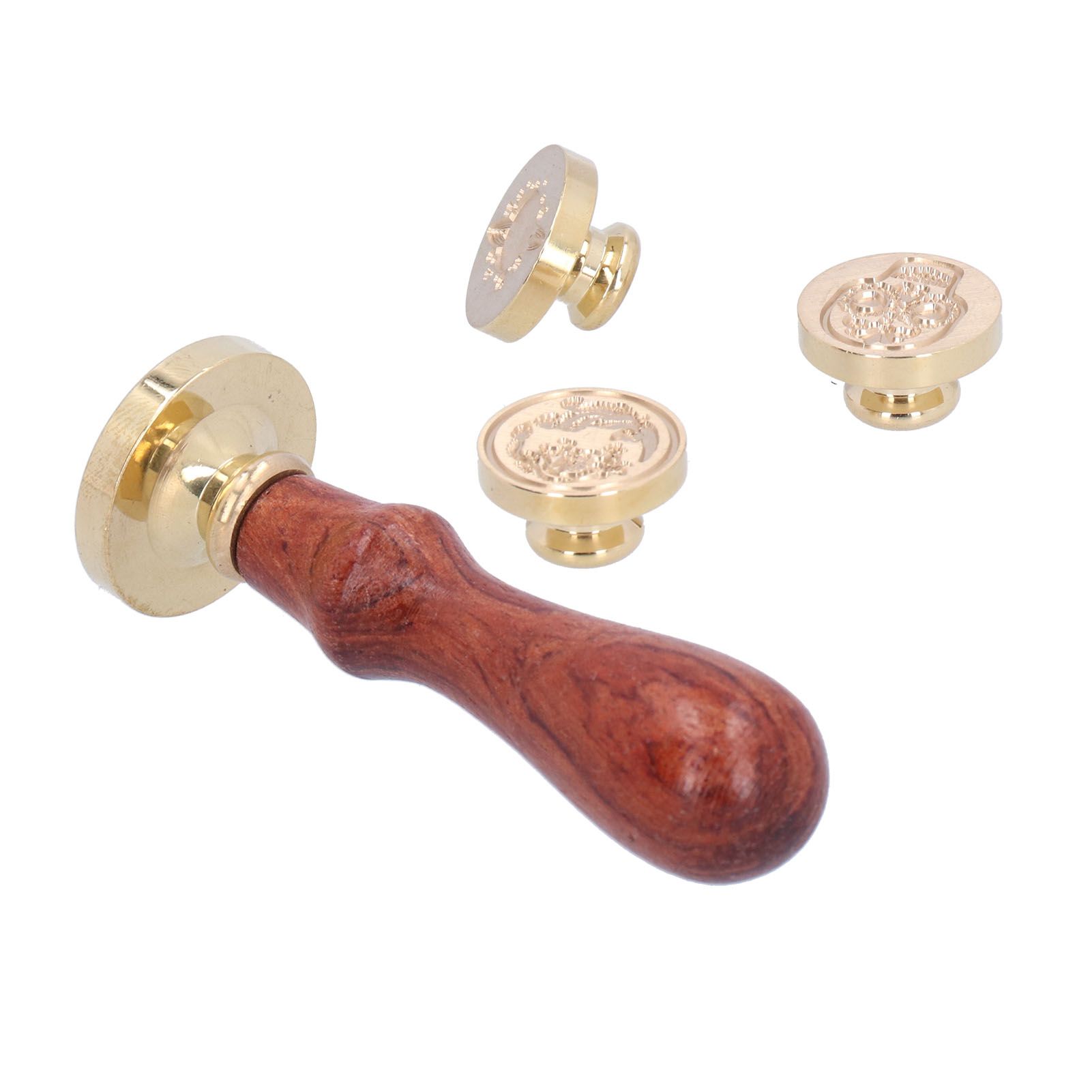 Sealing Wax Stamp Handle Kit Innovative Seal Stamp Handicrafts Wedding Card view 10
