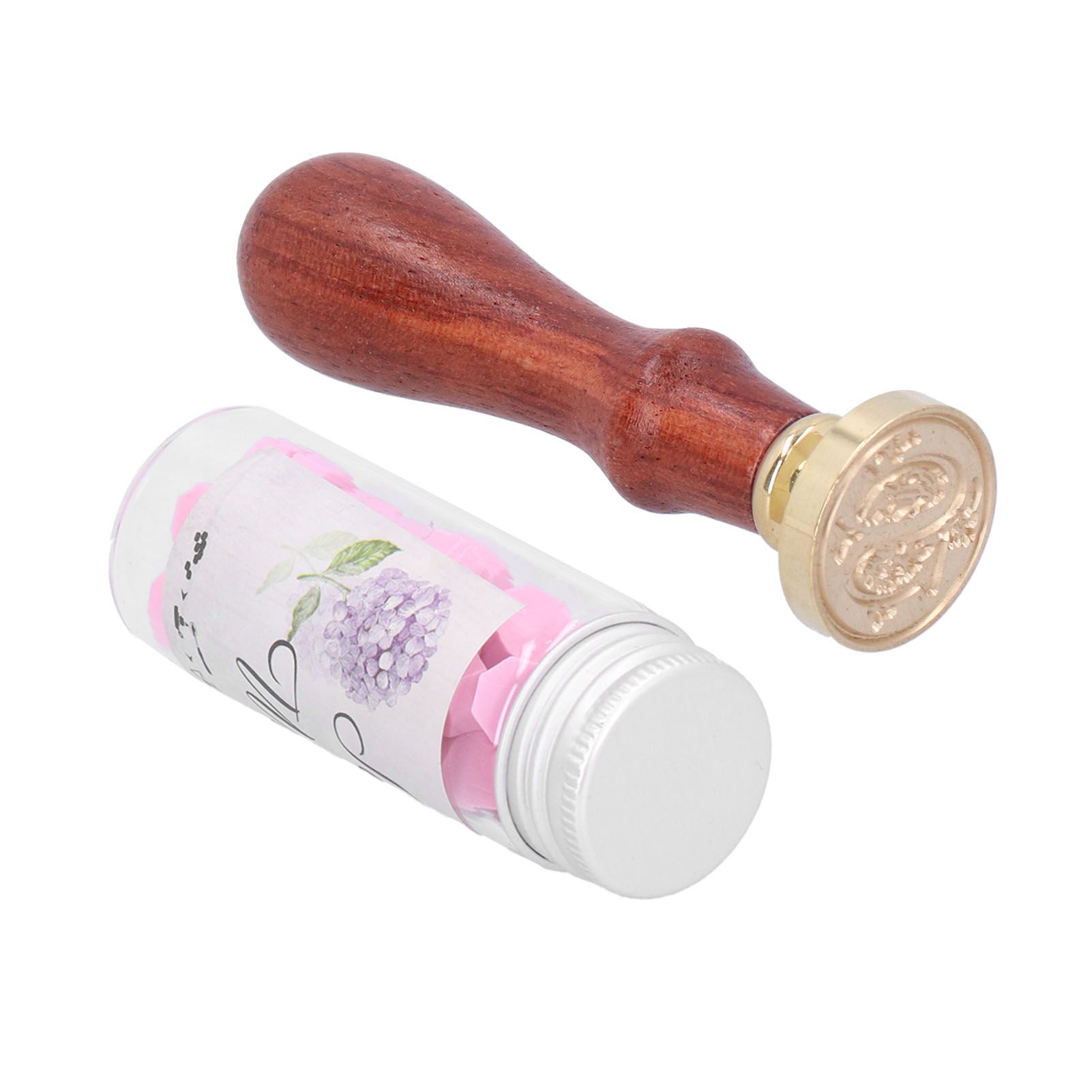 Wax Seal Stamp Handle Kit with Sealing Wax Gift Box Handicrafts Envelope view 4