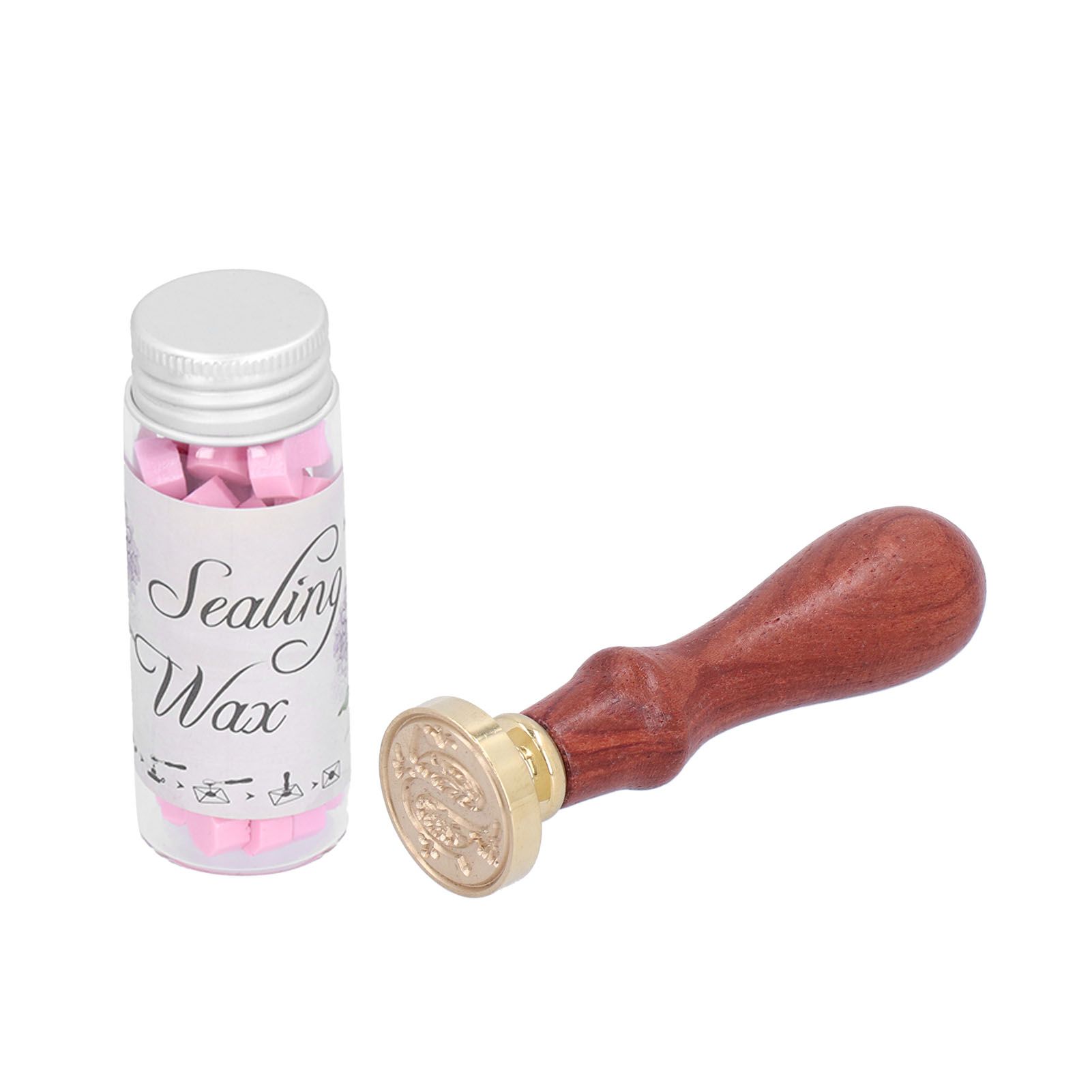 Wax Seal Stamp Handle Kit with Sealing Wax Gift Box Handicrafts Envelope view 10