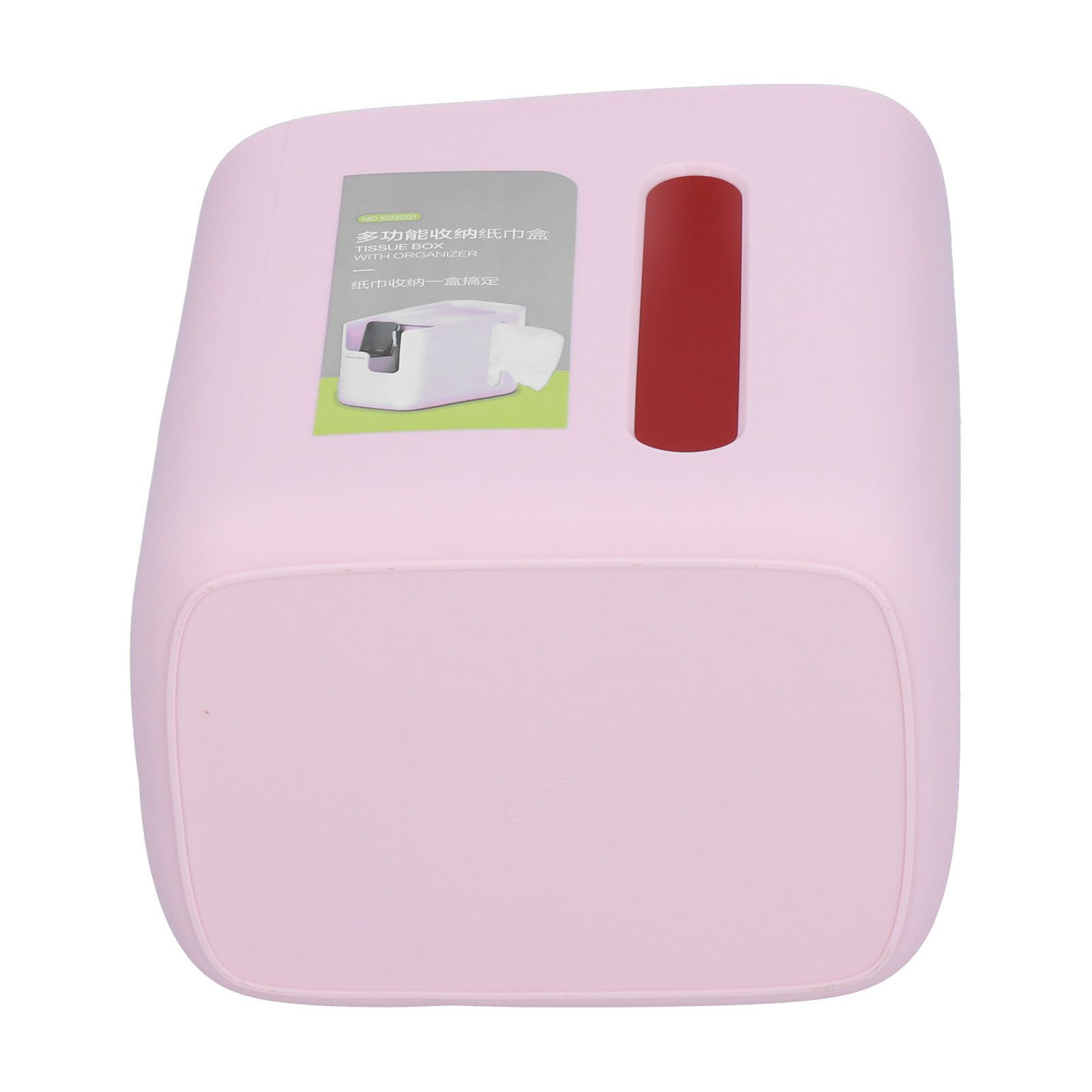 Multifunctional Storage Tissue Box Desktop Storage Box Pumping Box Pink for view 6