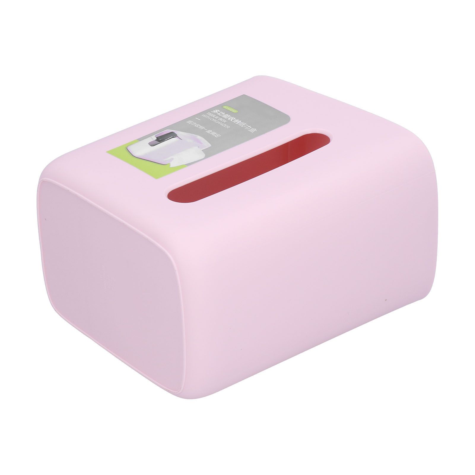 Multifunctional Storage Tissue Box Desktop Storage Box Pumping Box Pink for view 8