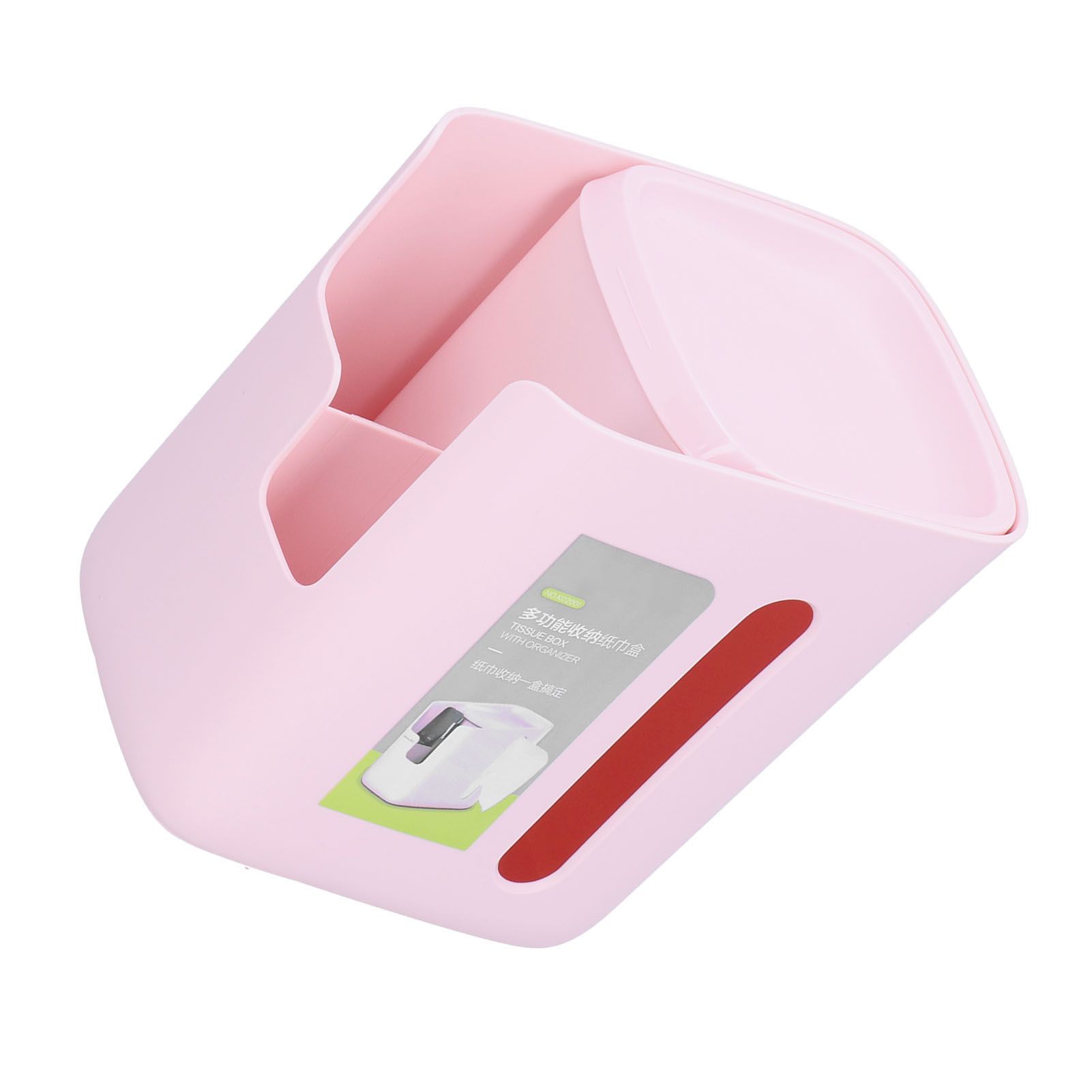 Multifunctional Storage Tissue Box Desktop Storage Box Pumping Box Pink for view 10