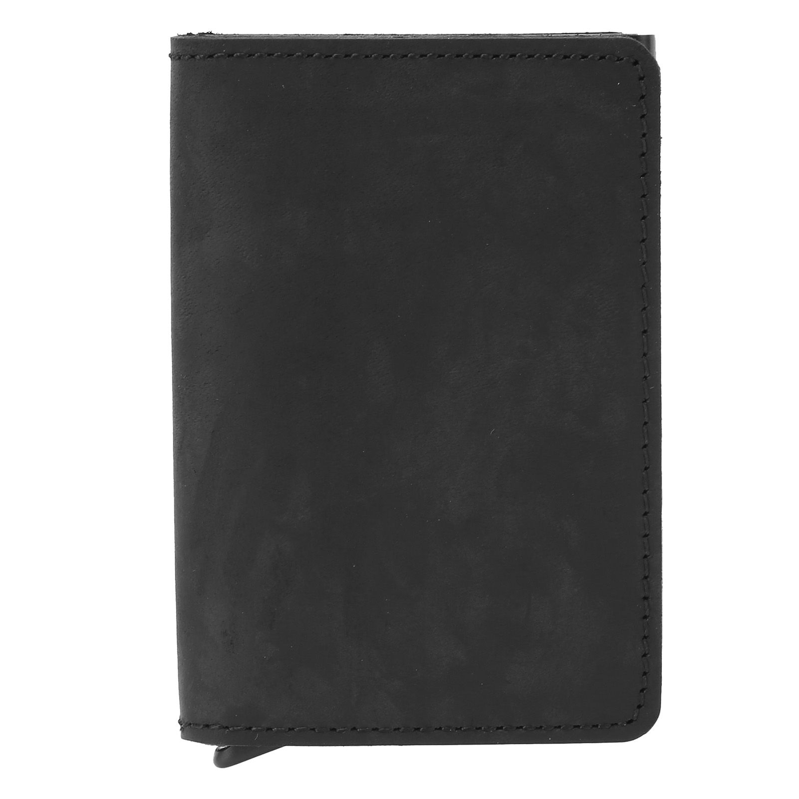 Fashion Slim Credit Card Holder Small Metal Wallet Money Clip Card Bag for Men view 2