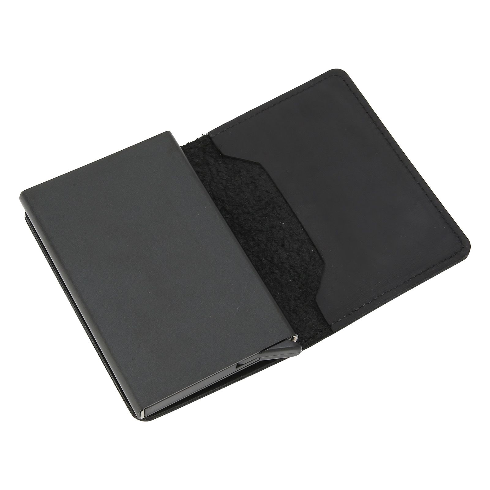 Fashion Slim Credit Card Holder Small Metal Wallet Money Clip Card Bag for Men view 8