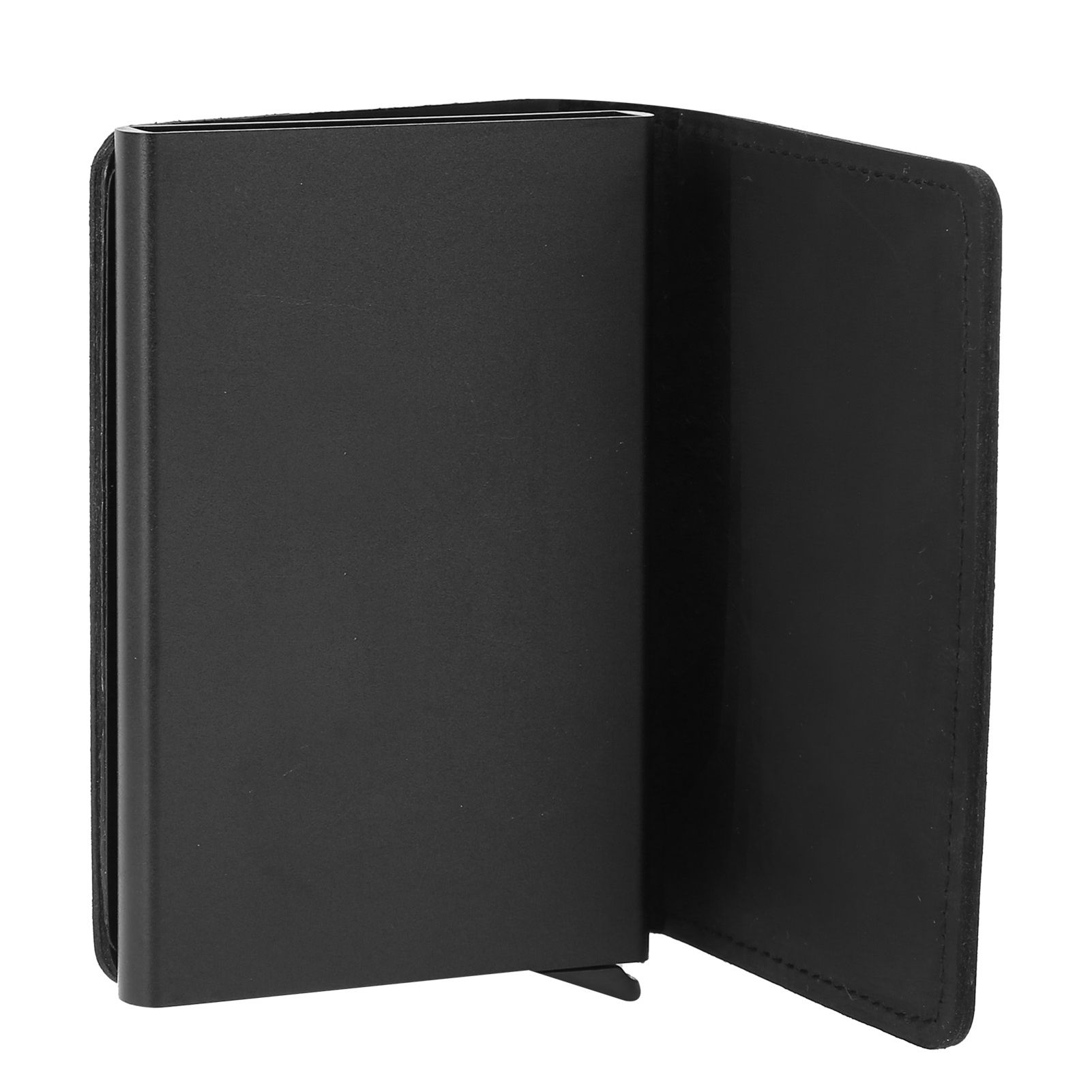Fashion Slim Credit Card Holder Small Metal Wallet Money Clip Card Bag for Men view 10