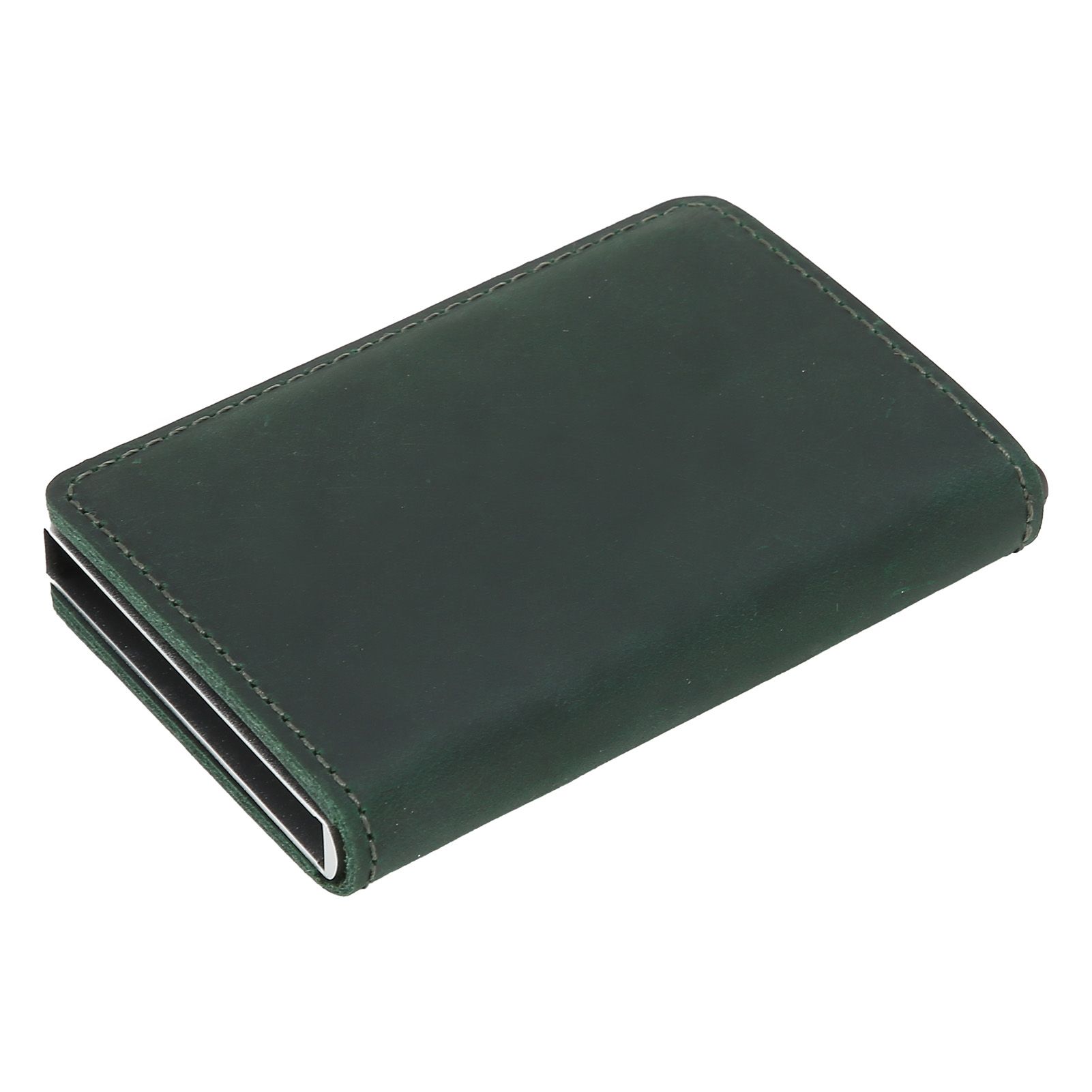 Fashion Slim Credit Card Holder Small Metal Wallet Money Clip Card Bag for Men view 8