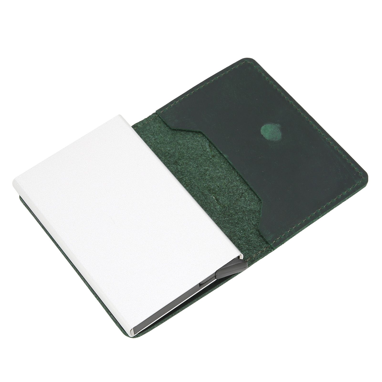 Fashion Slim Credit Card Holder Small Metal Wallet Money Clip Card Bag for Men view 9