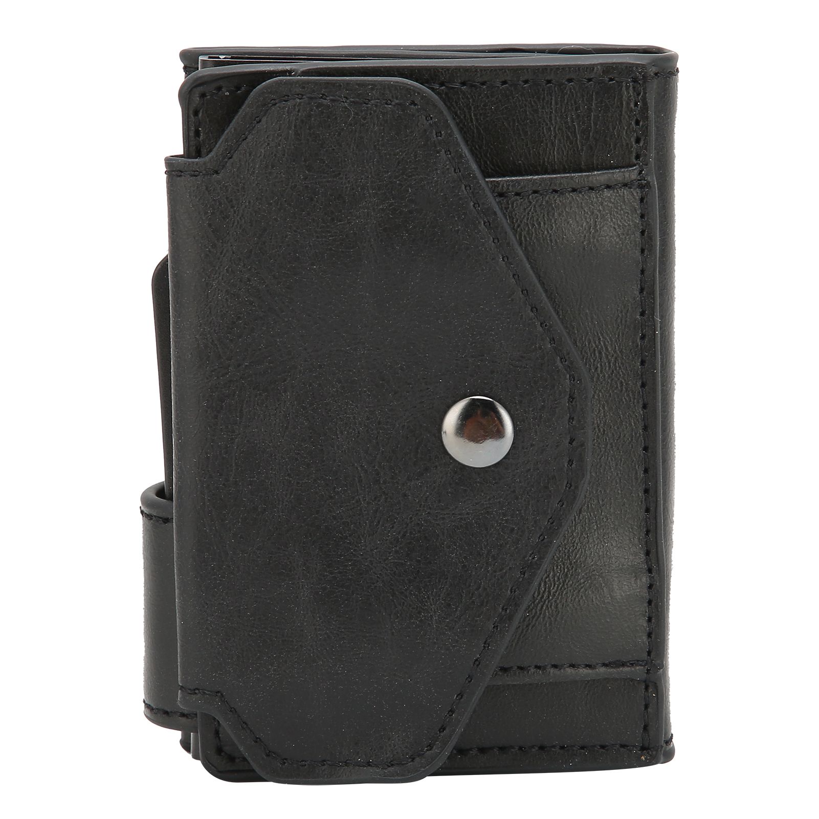 Auto Credit Card Holder Anti Theft Men Wallet Credit ID Cards Case Bag for view 2