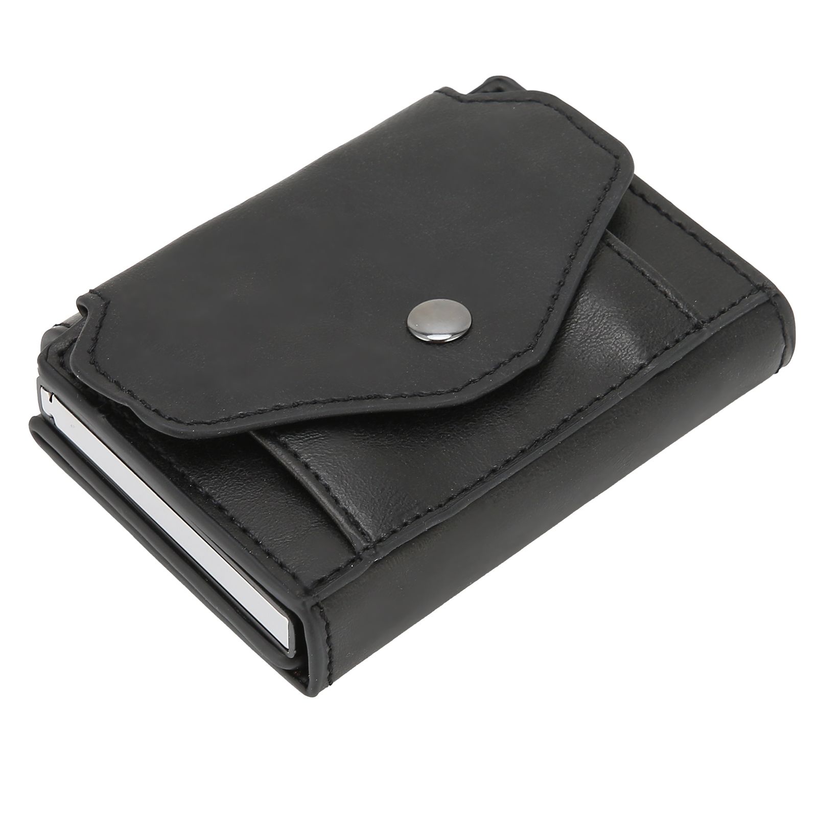Auto Credit Card Holder Anti Theft Men Wallet Credit ID Cards Case Bag for view 6