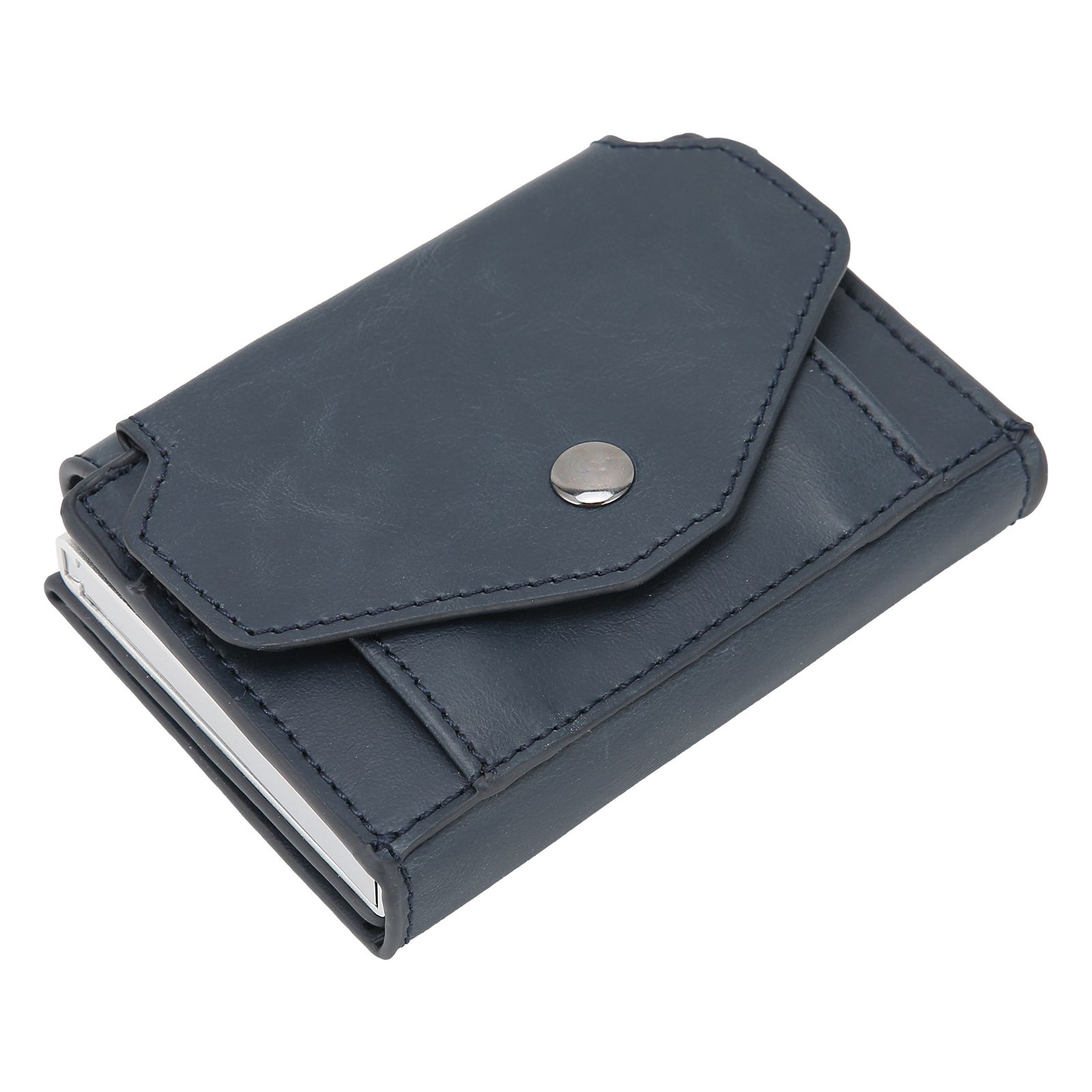 Auto Credit Card Holder Anti Theft Men Wallet Credit ID Cards Case Bag for view 4