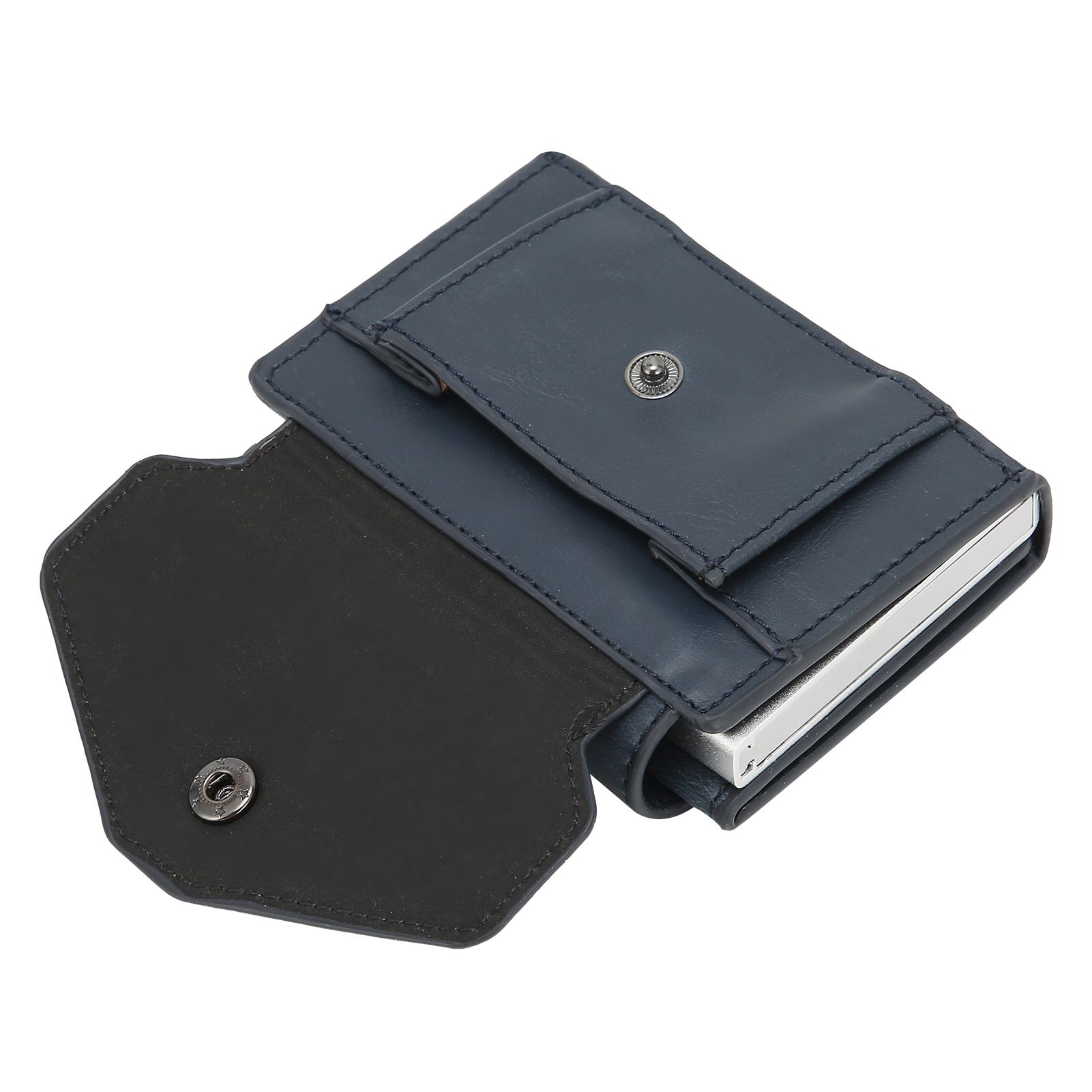 Auto Credit Card Holder Anti Theft Men Wallet Credit ID Cards Case Bag for view 7