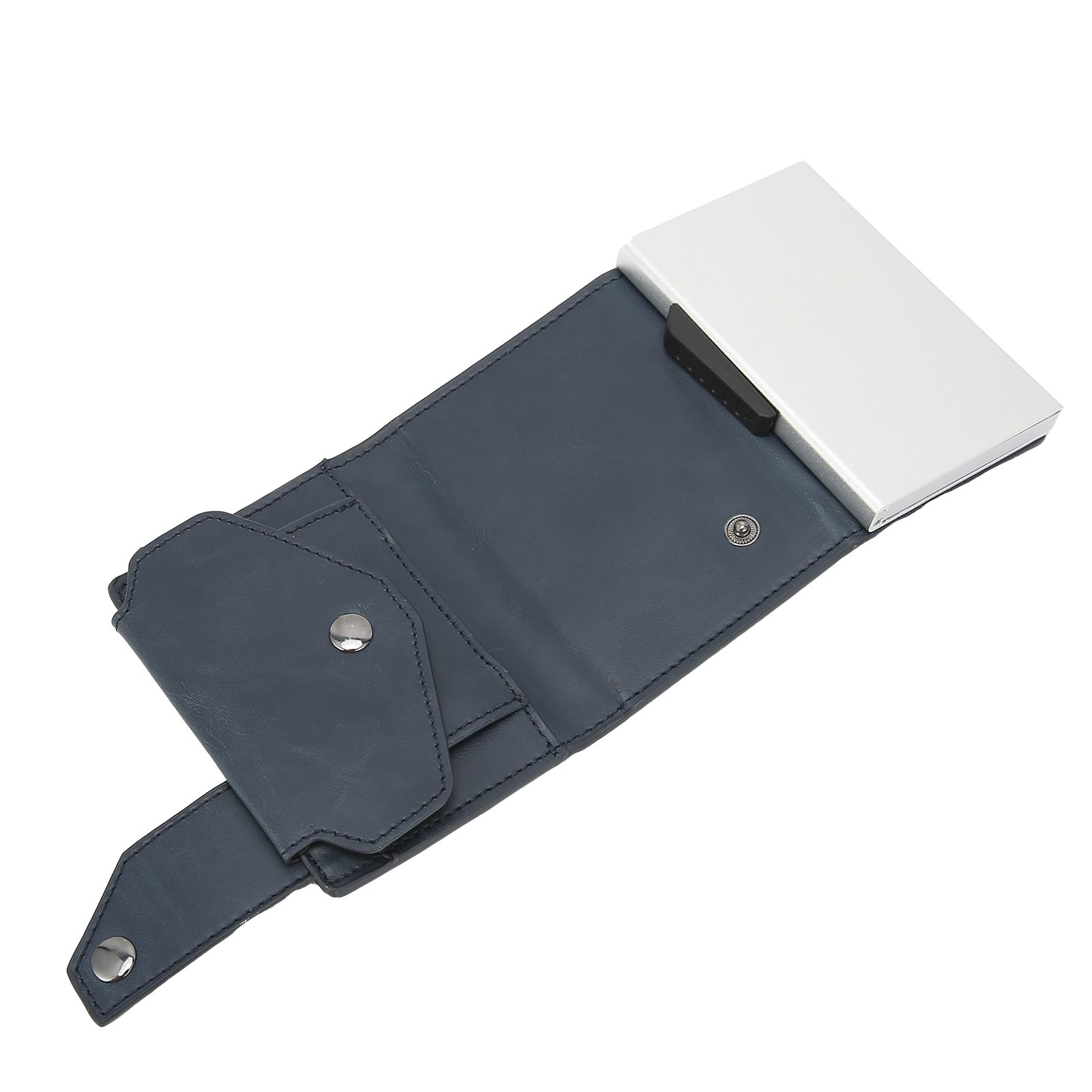 Auto Credit Card Holder Anti Theft Men Wallet Credit ID Cards Case Bag for view 10