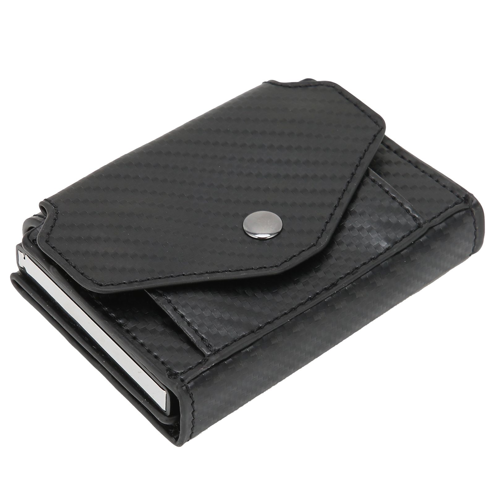 Auto Credit Card Holder Anti Theft Men Wallet Credit ID Cards Case Bag for view 7