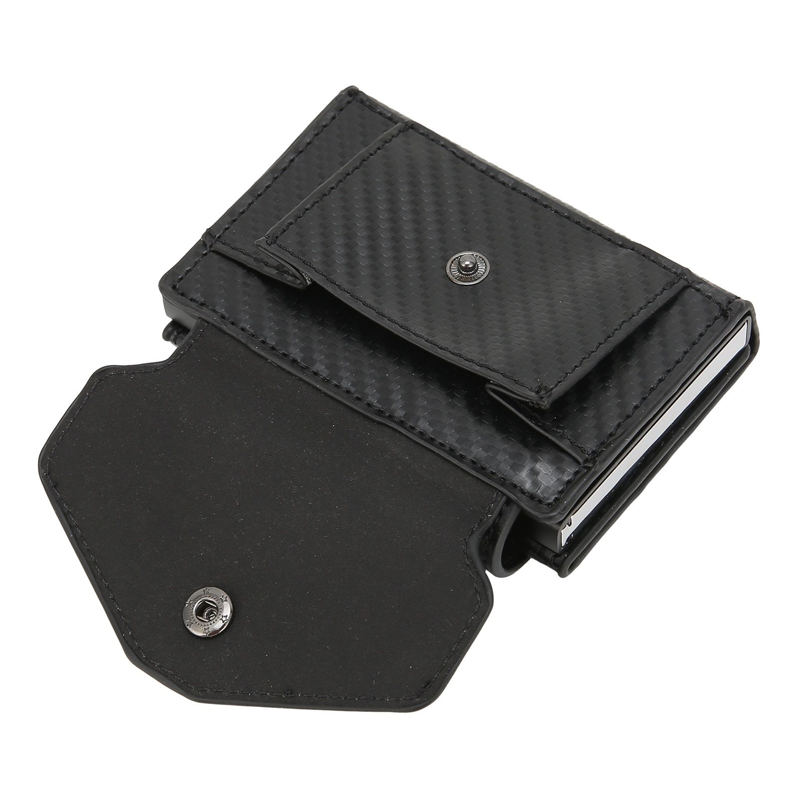 Auto Credit Card Holder Anti Theft Men Wallet Credit ID Cards Case Bag for view 8