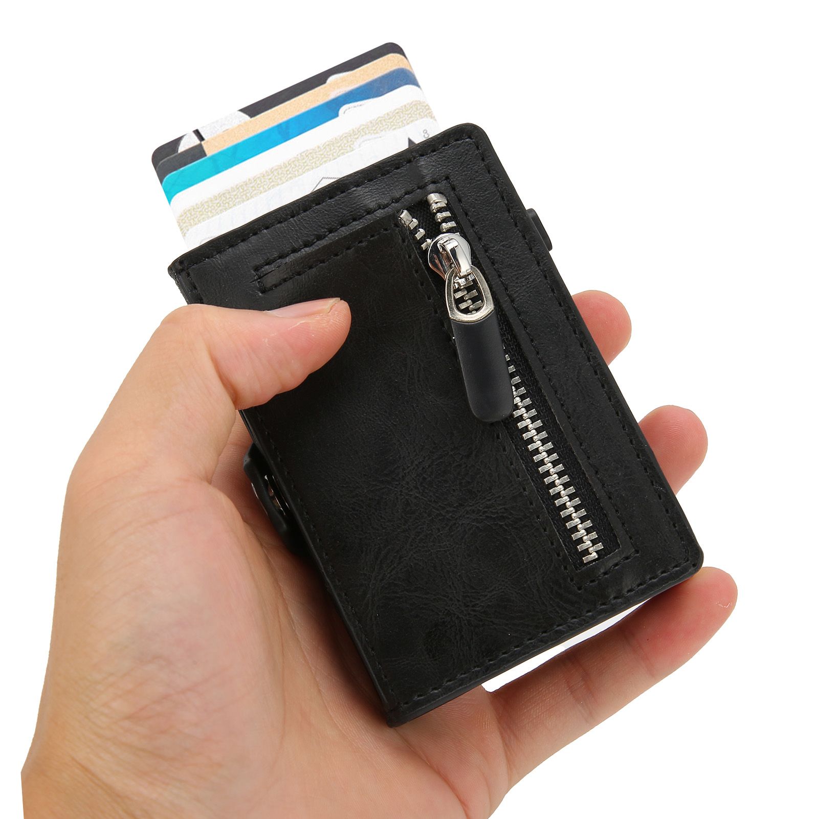 AntiTheft Wallet Fashion Slim Shielding Degaussing Credit Card Holder Card view 11