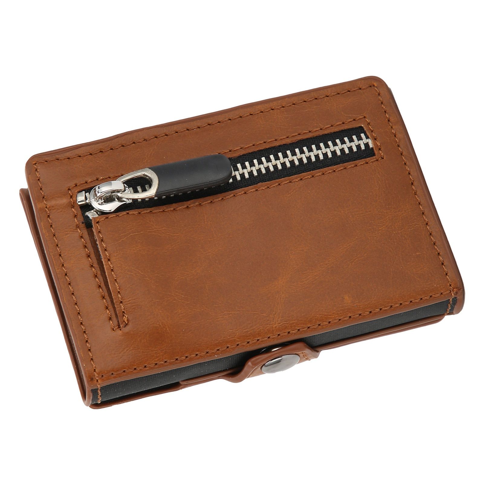 AntiTheft Wallet Fashion Slim Shielding Degaussing Credit Card Holder Card view 3