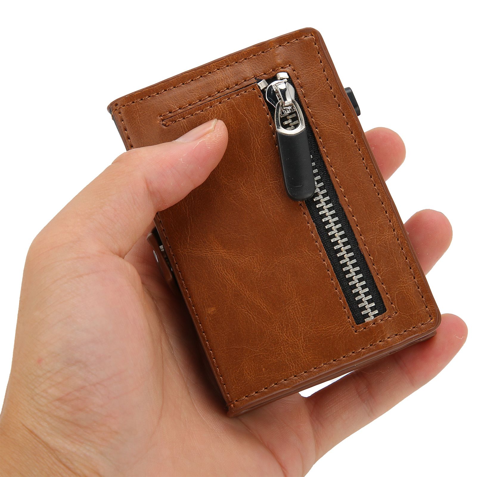 AntiTheft Wallet Fashion Slim Shielding Degaussing Credit Card Holder Card view 6