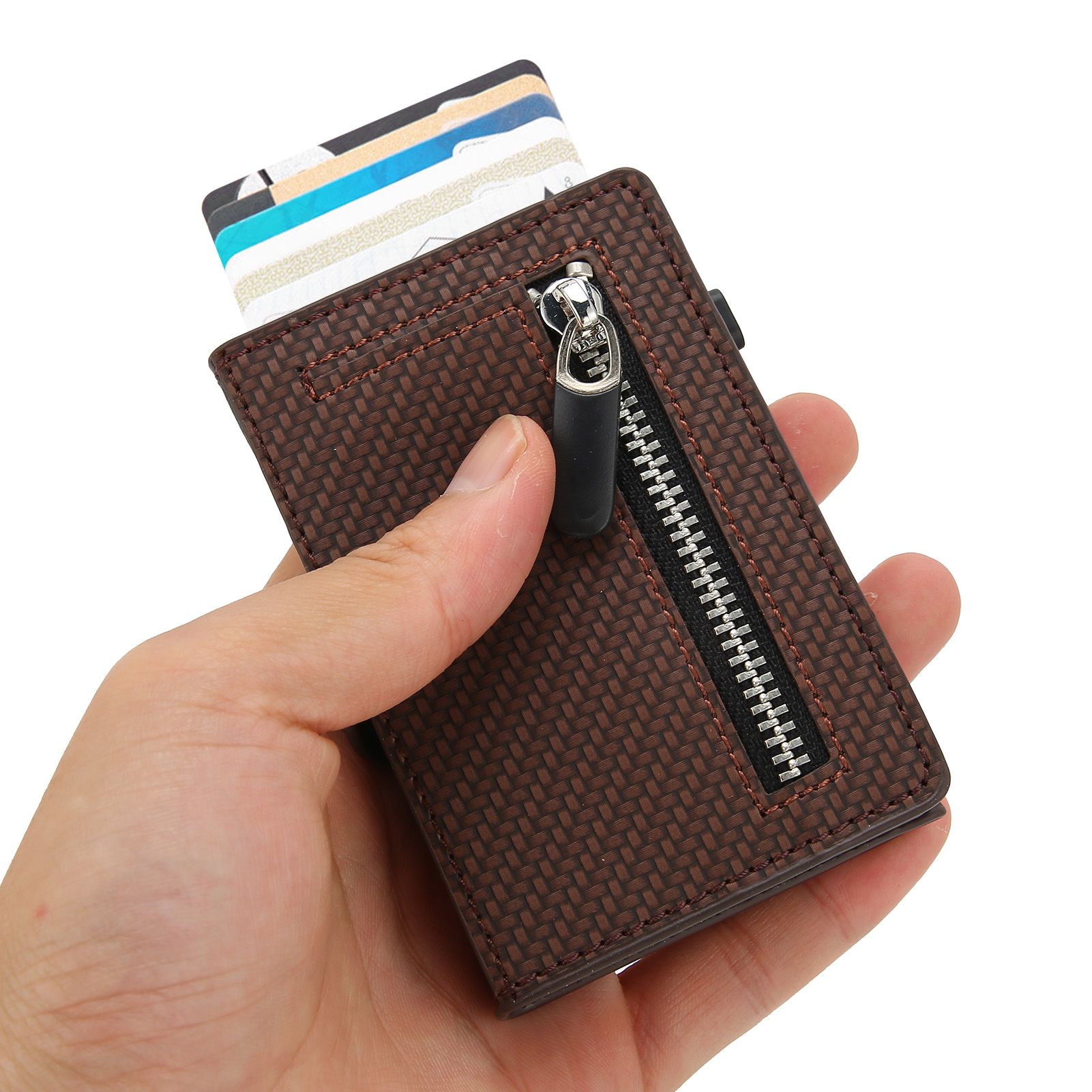 AntiTheft Wallet Fashion Slim Shielding Degaussing Credit Card Holder Card view 12