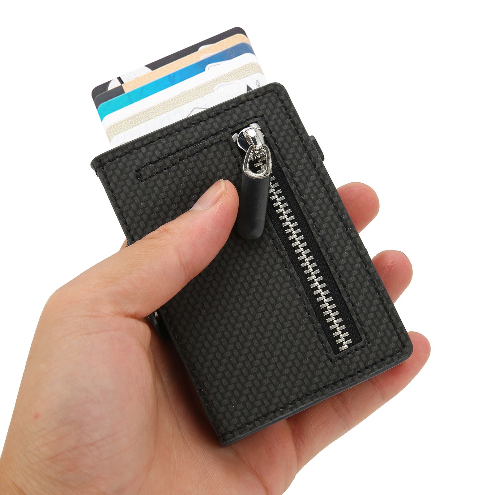 AntiTheft Wallet Fashion Slim Shielding Degaussing Credit Card Holder Card view 12