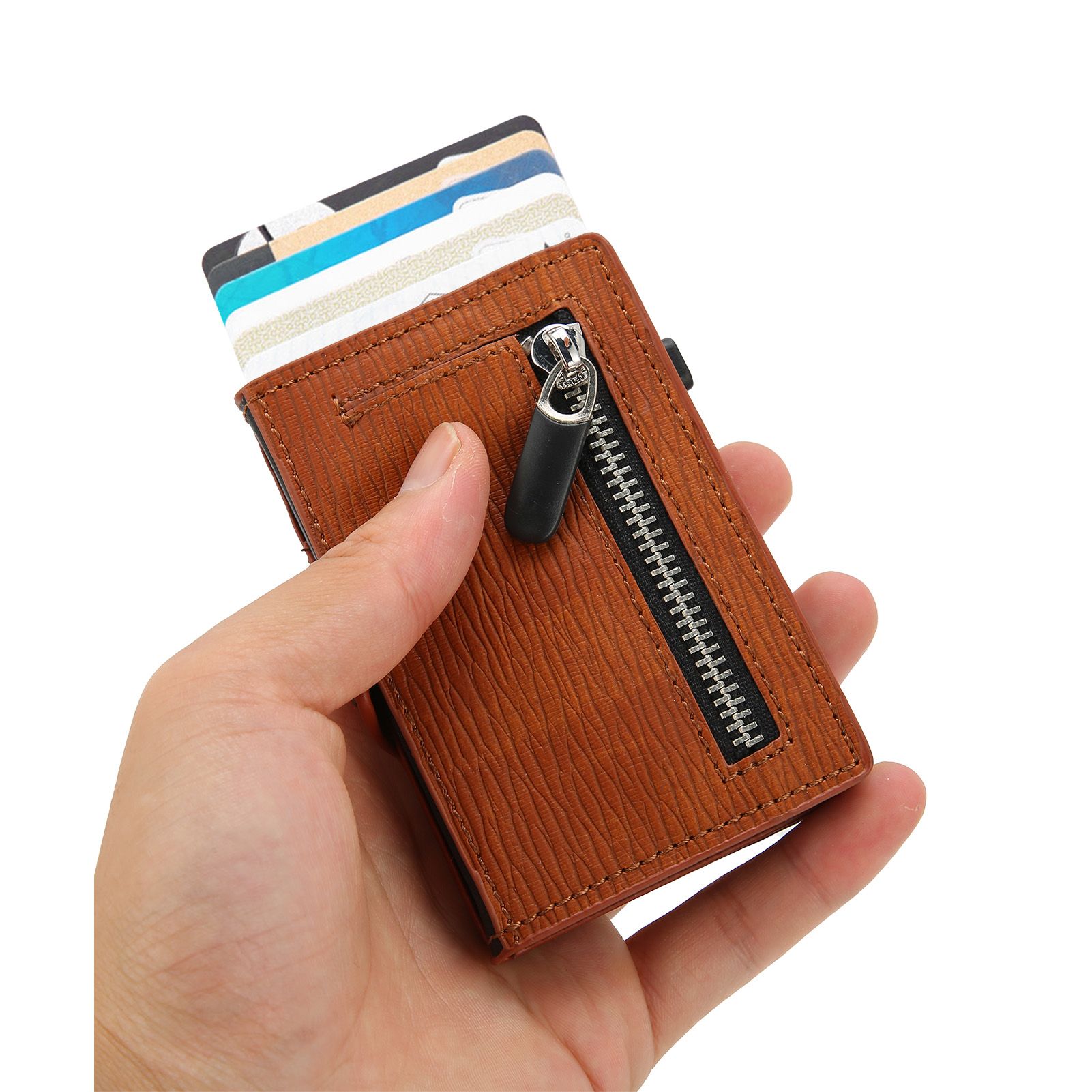 AntiTheft Wallet Fashion Slim Shielding Degaussing Credit Card Holder Card view 12