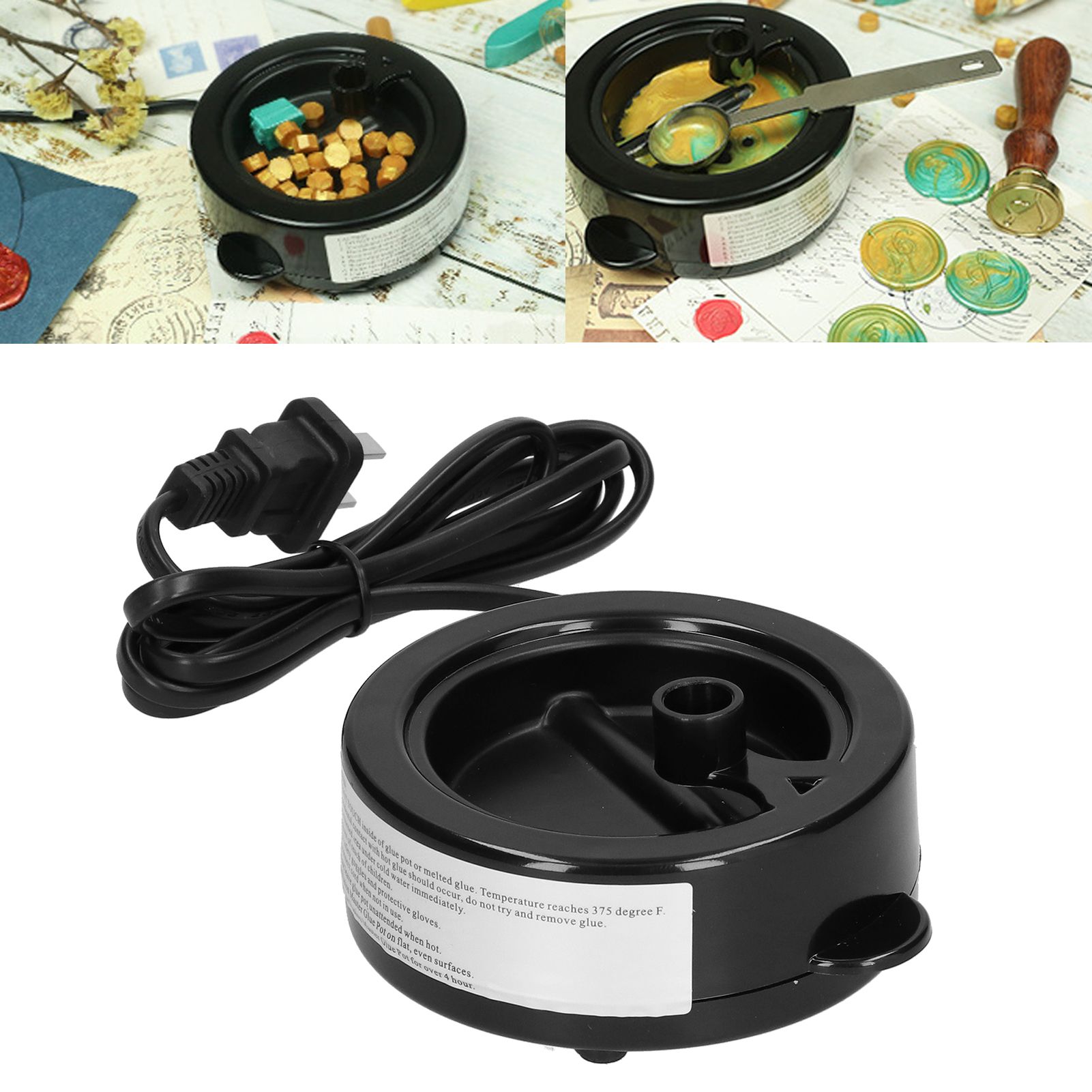 Wax Seal Stove Warmer Electric Heating Melting Furnace Tool for Sealing Stamp CN view 11