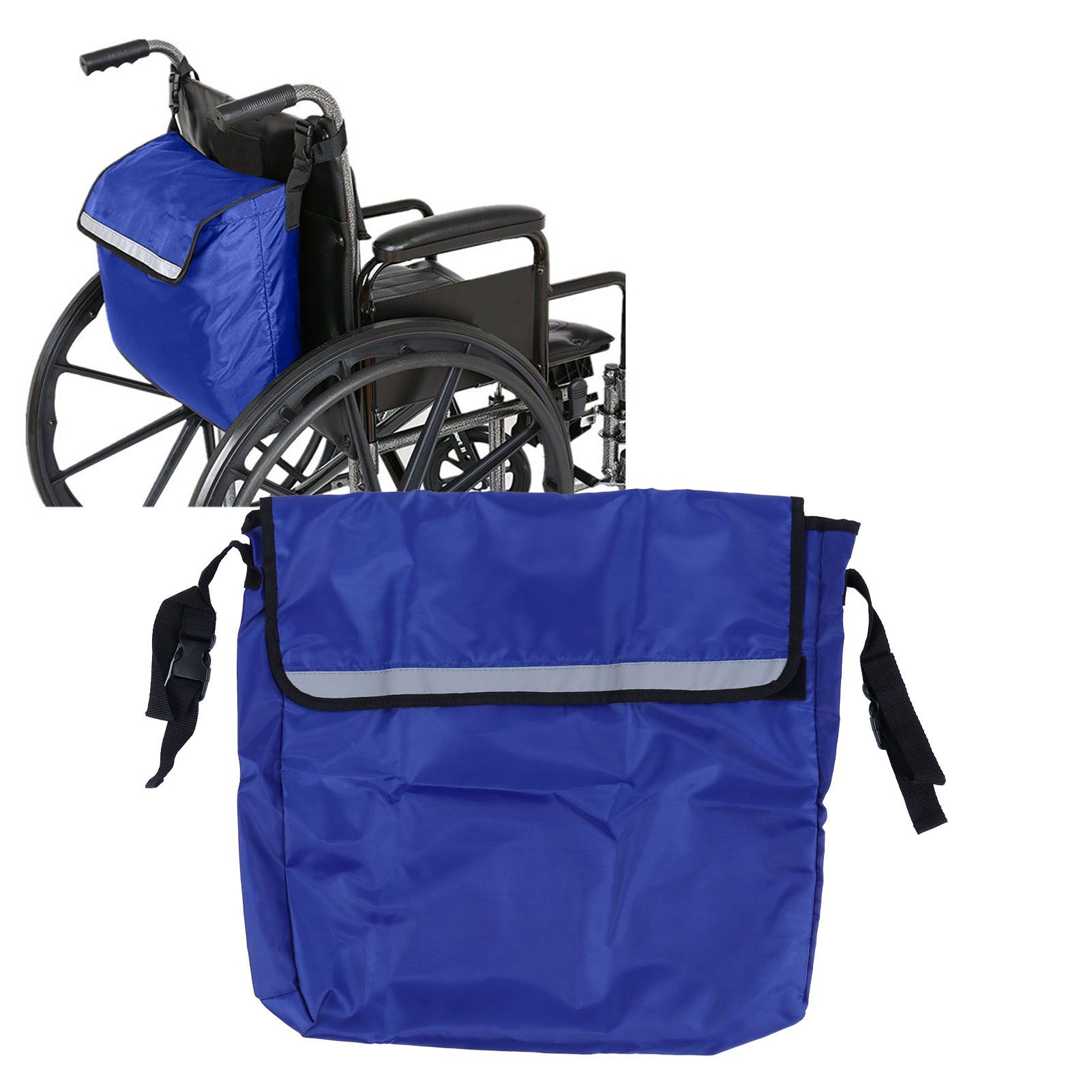 Wheelchair Handrail Bag Wheelchair Storage Bag Accessory Hanging Bag for Most view 12