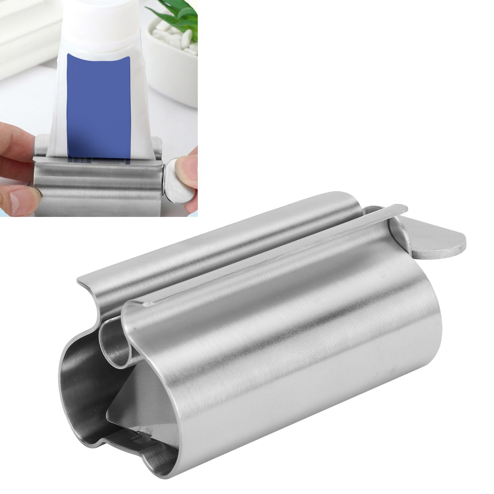 Stainless Steel Toothpaste Squeezer Dispenser Toothpaste Tube Holder for view 12