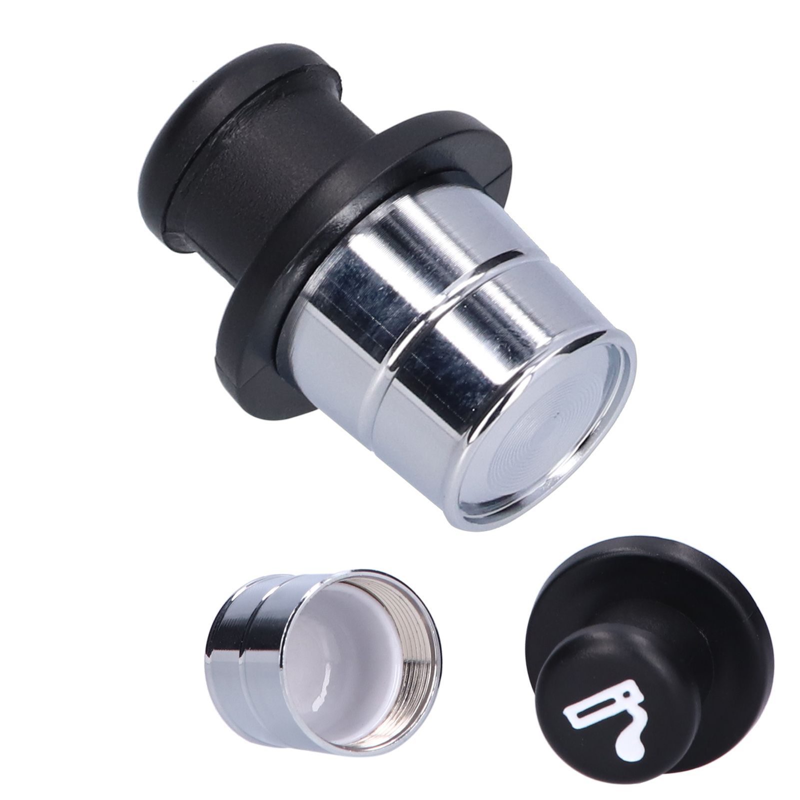 Imitated Car Cigarette Lighter Shape Mini Pills Case Storage Box Container for view 7
