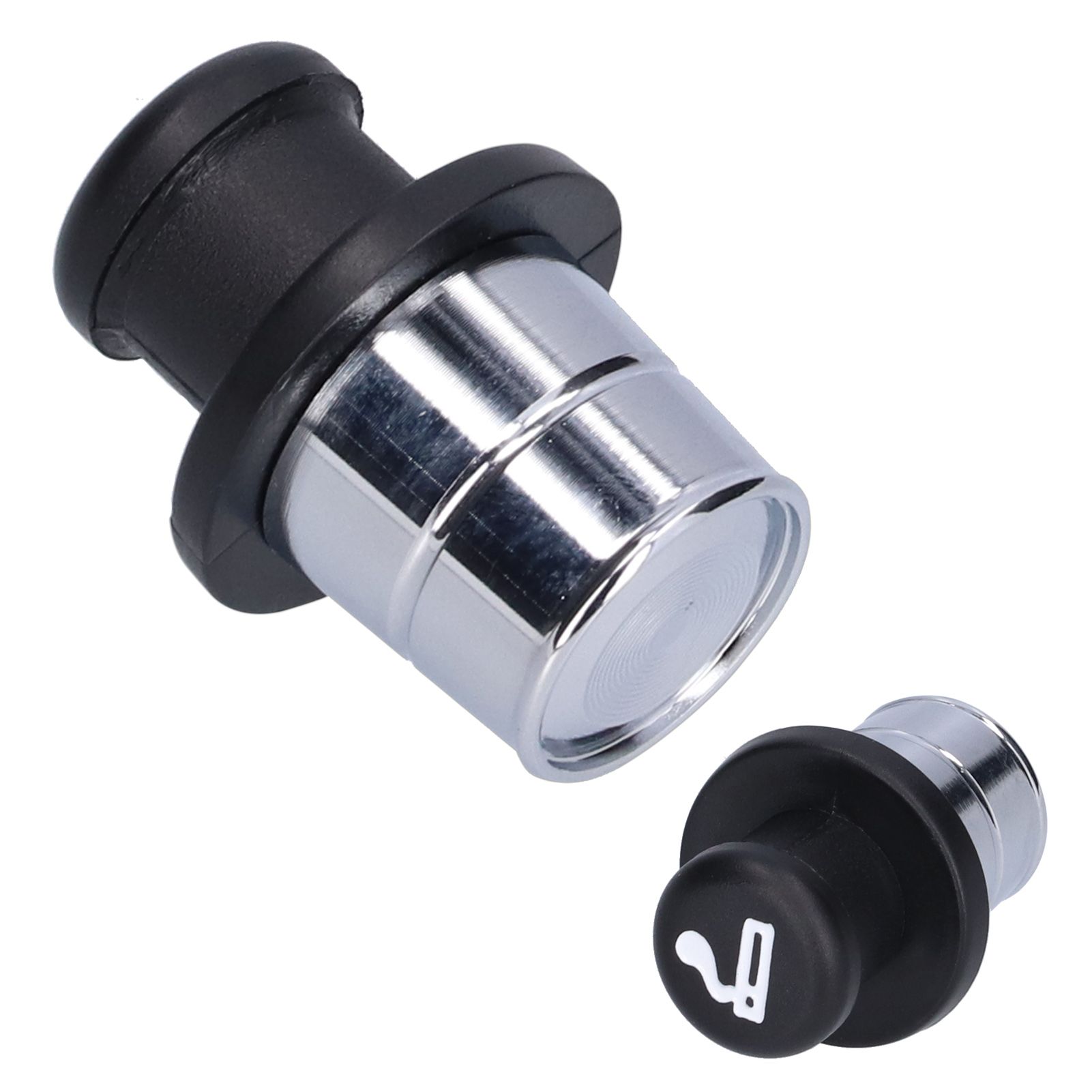 Imitated Car Cigarette Lighter Shape Mini Pills Case Storage Box Container for view 9
