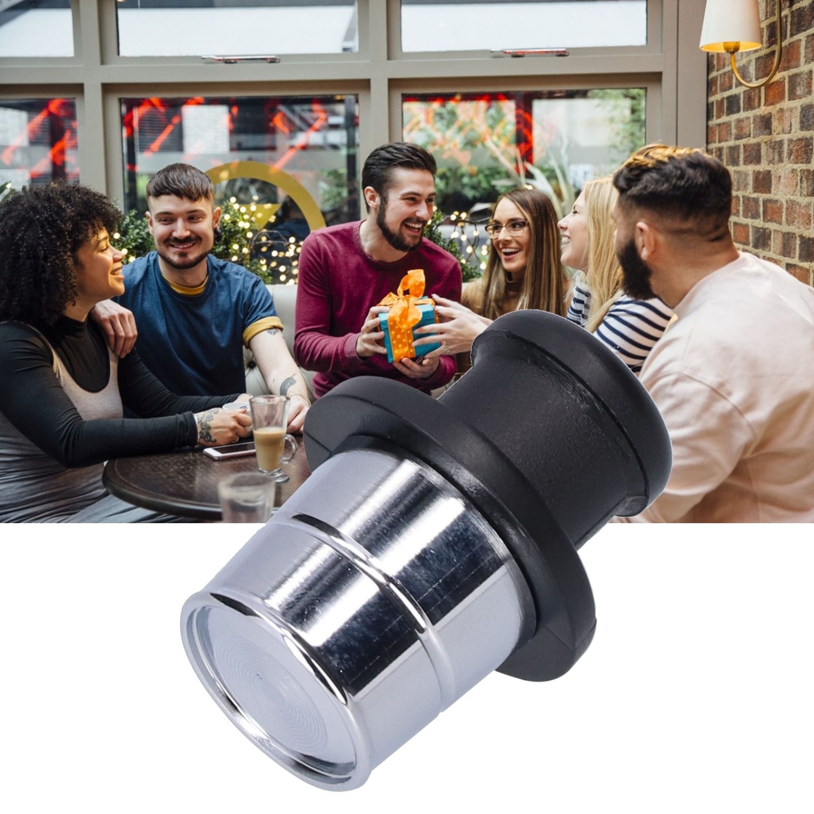 Imitated Car Cigarette Lighter Shape Mini Pills Case Storage Box Container for view 11
