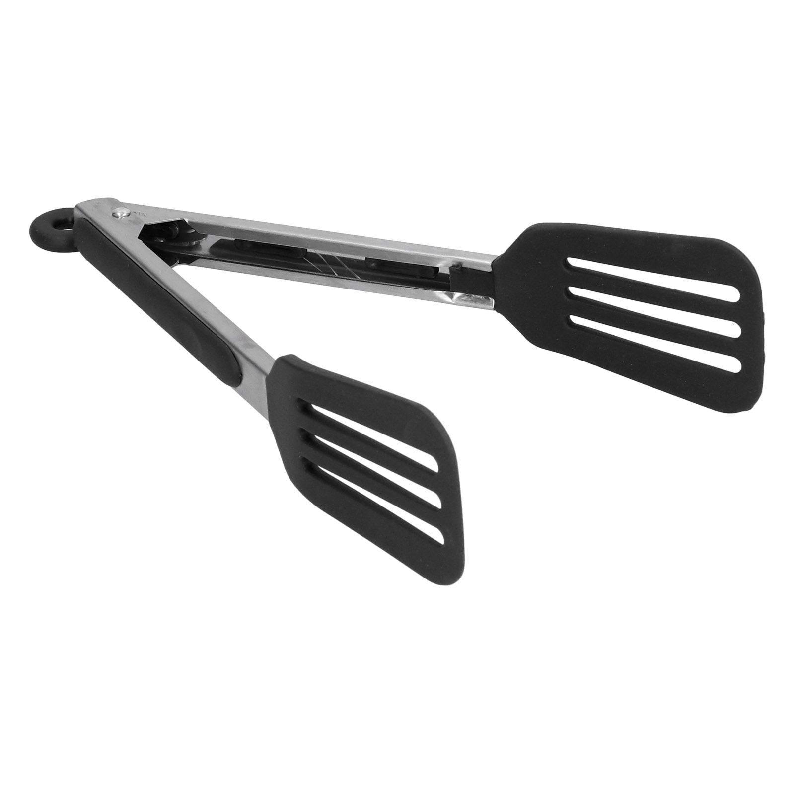 Stainless Steel Silicone Steak Clamp Foldable Barbecue Baking Tongs for BBQ view 5