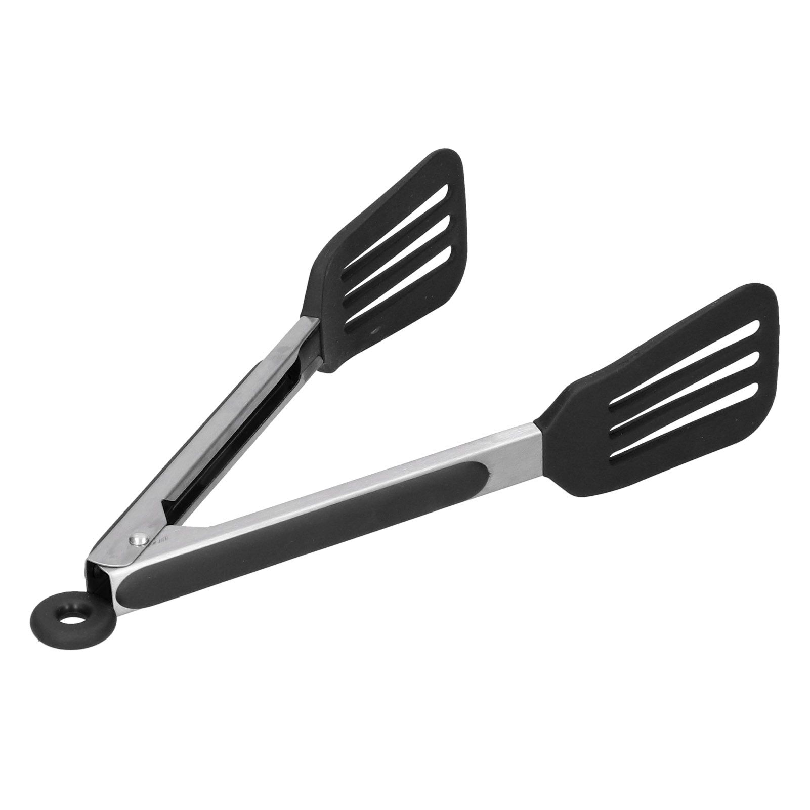 Stainless Steel Silicone Steak Clamp Foldable Barbecue Baking Tongs for BBQ view 8