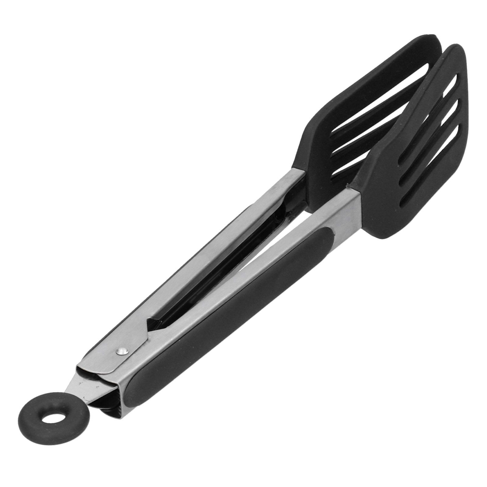 Stainless Steel Silicone Steak Clamp Foldable Barbecue Baking Tongs for BBQ view 10