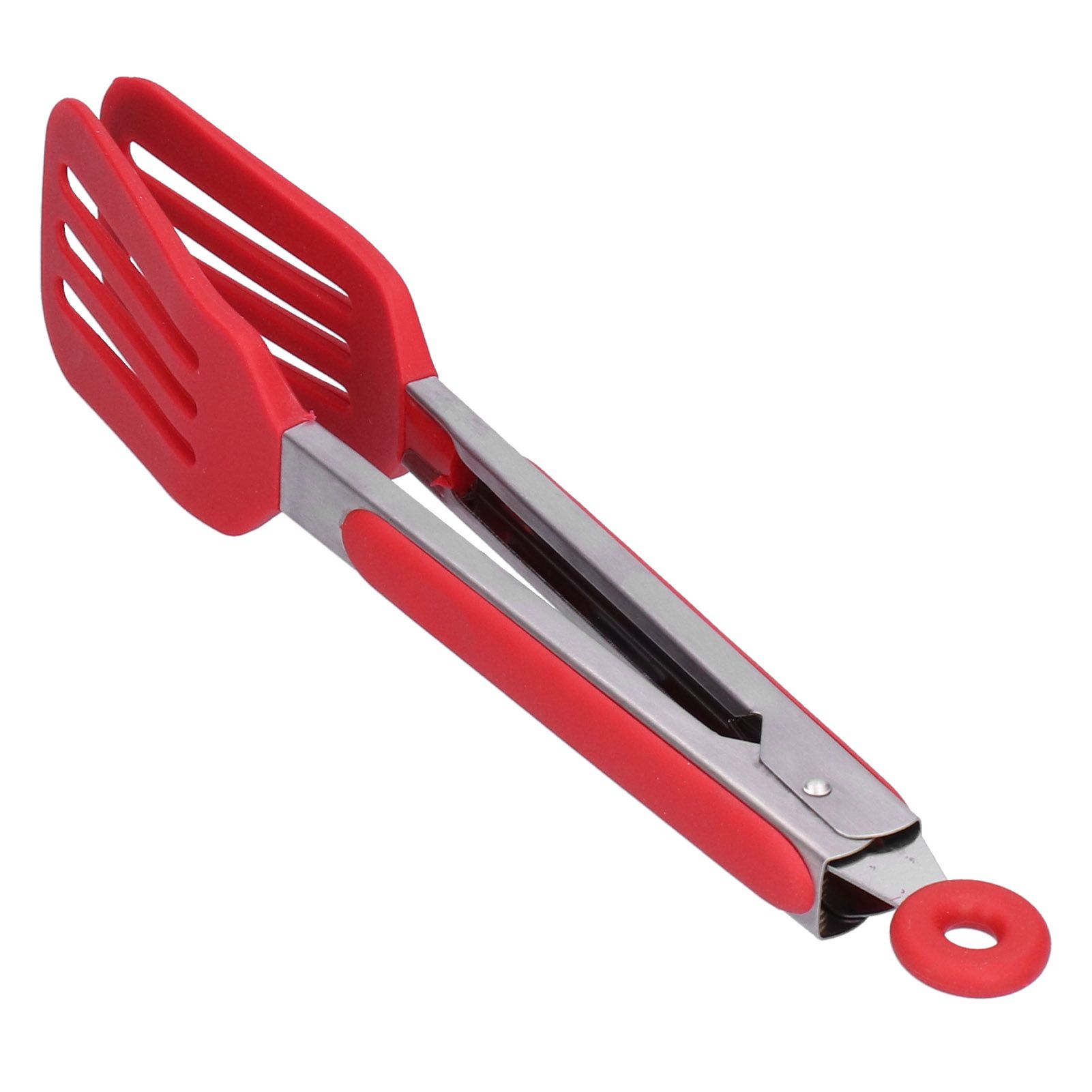 Stainless Steel Silicone Steak Clamp Foldable Barbecue Baking Tongs for BBQ view 4