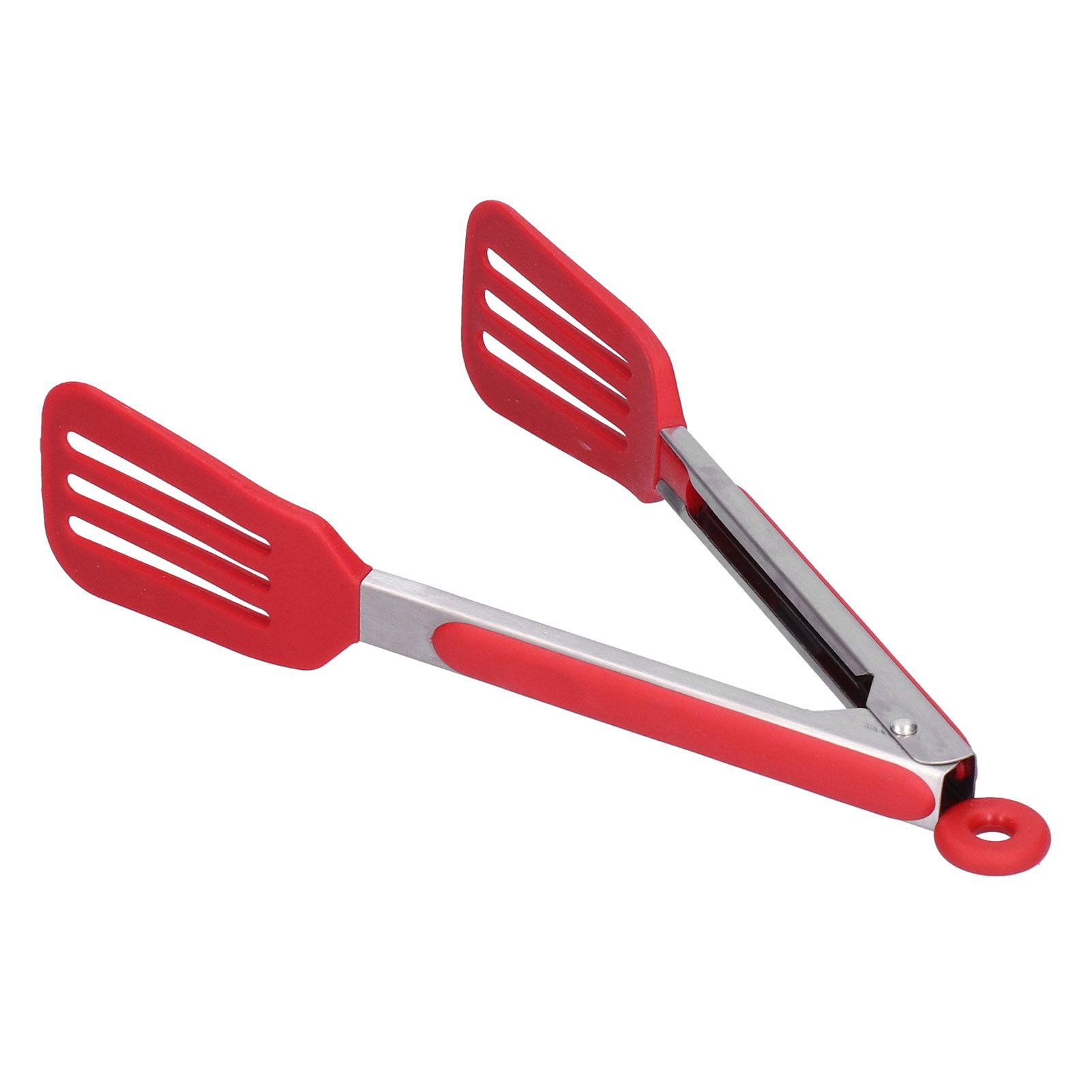 Stainless Steel Silicone Steak Clamp Foldable Barbecue Baking Tongs for BBQ view 6
