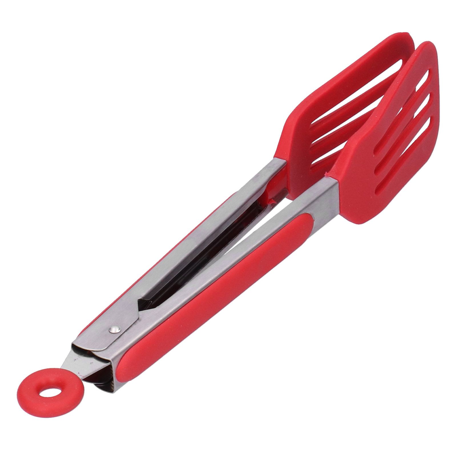 Stainless Steel Silicone Steak Clamp Foldable Barbecue Baking Tongs for BBQ view 10