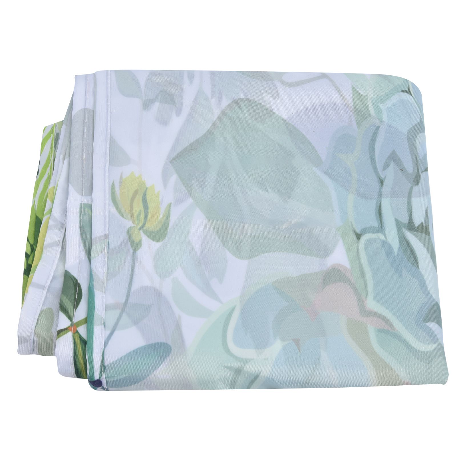 Shower Curtain Simple Style Plant Leaves Pattern Bathroom Shower Partition view 3