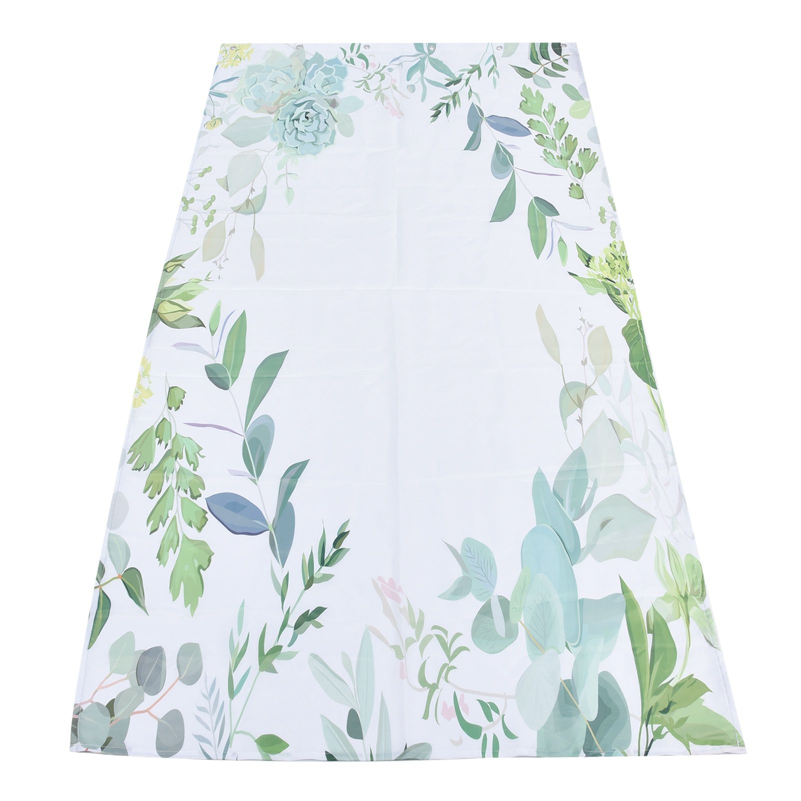 Shower Curtain Simple Style Plant Leaves Pattern Bathroom Shower Partition view 6