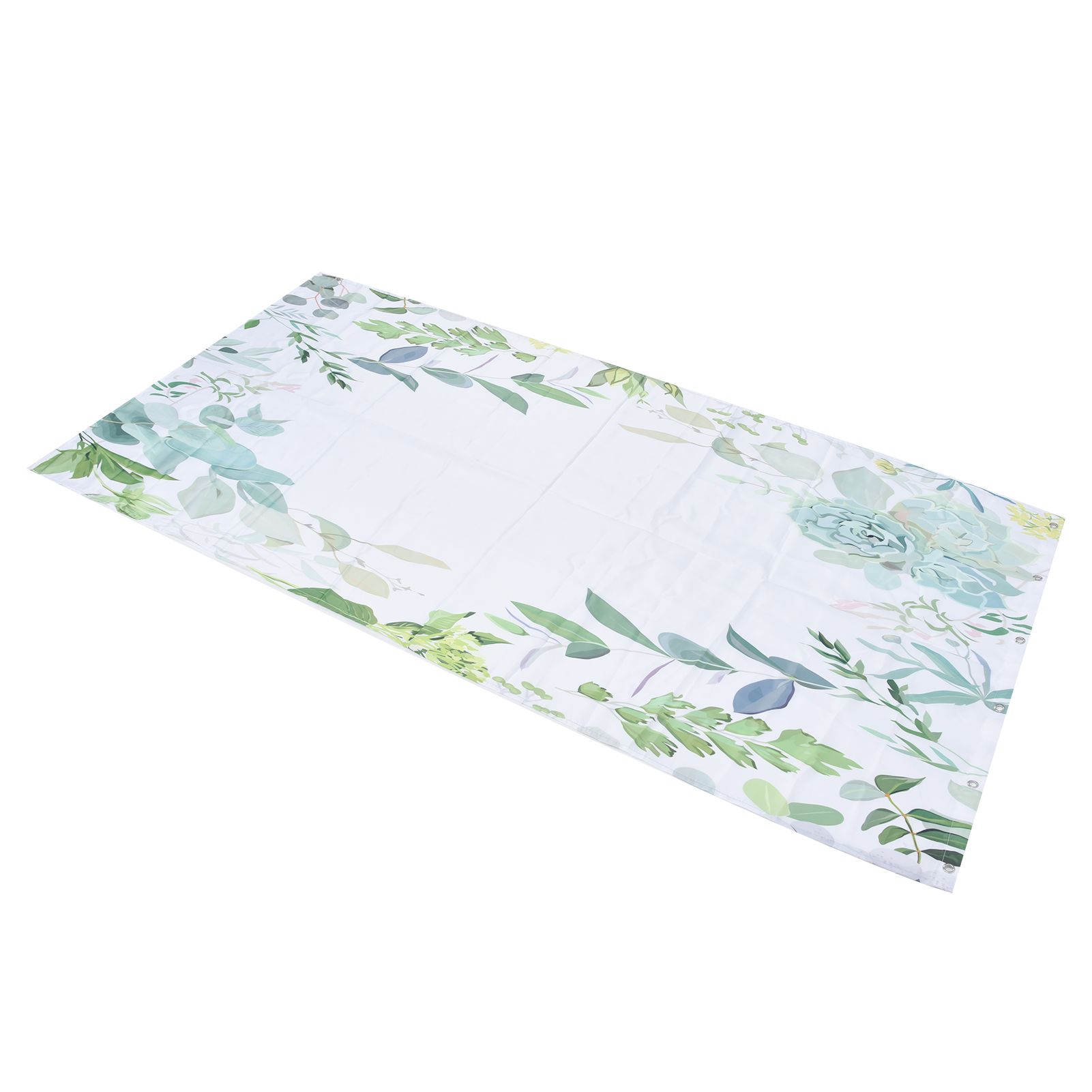 Shower Curtain Simple Style Plant Leaves Pattern Bathroom Shower Partition view 10