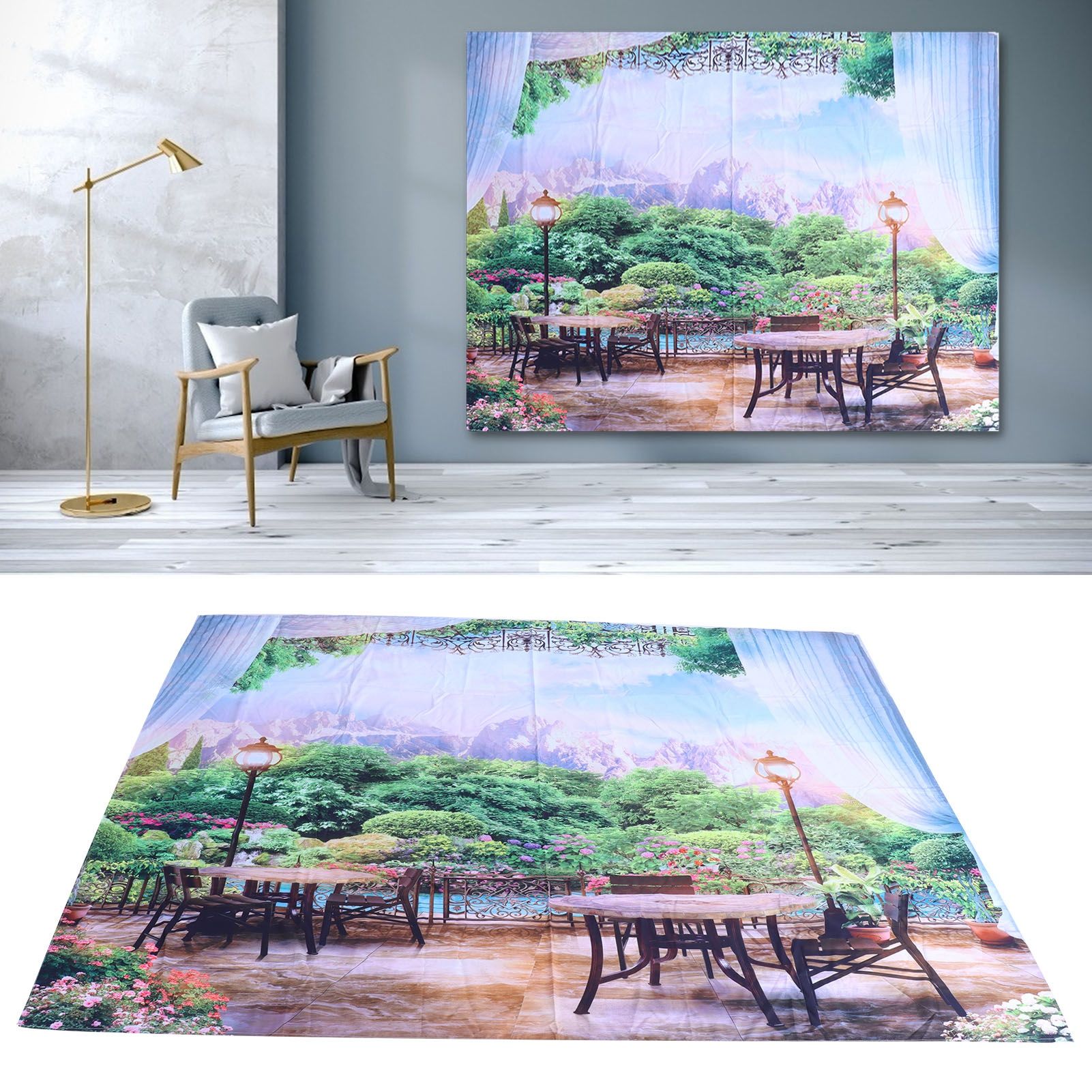 Tapestry Beautiful Landscape Background Wall Decoration Tapestry for Living view 11