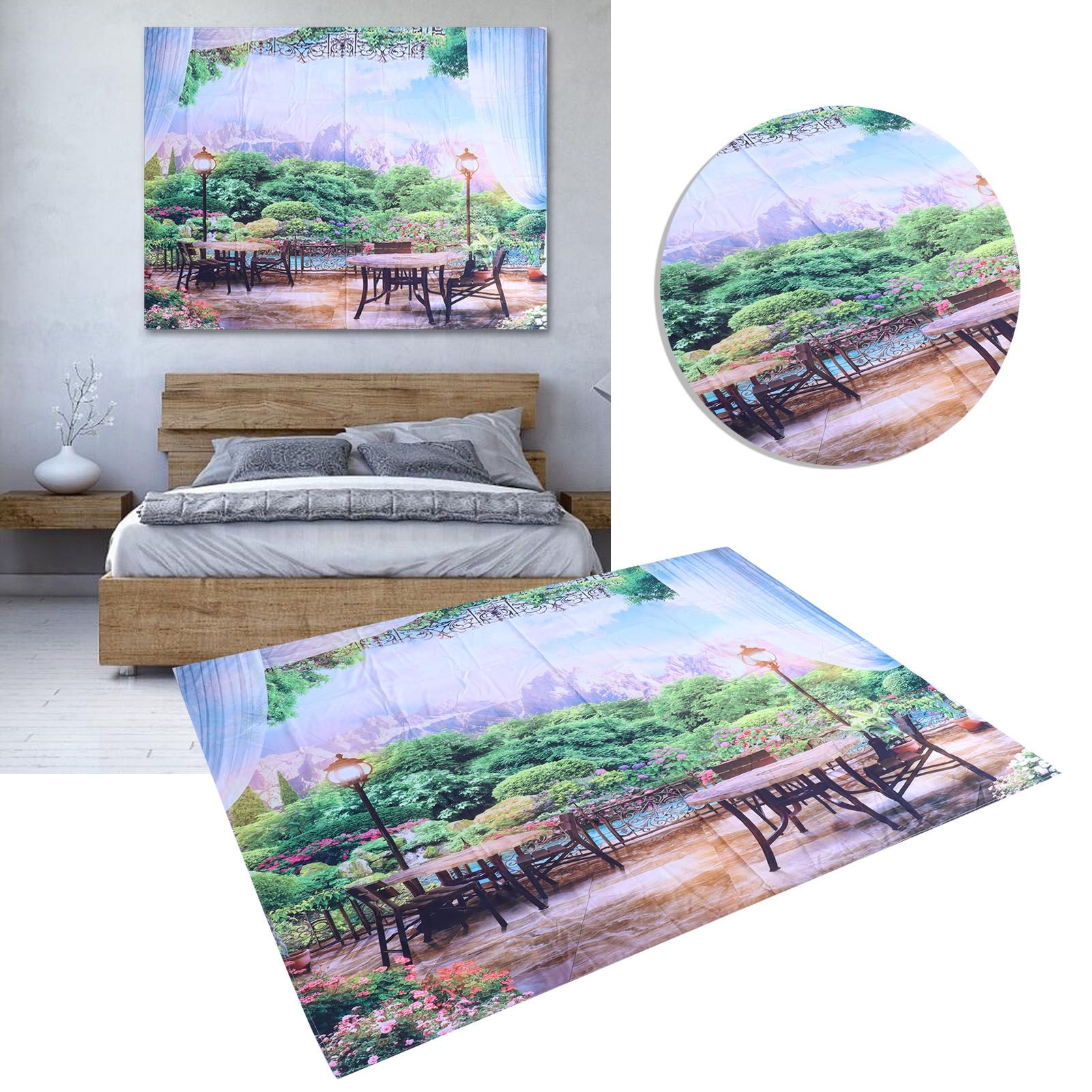 Tapestry Beautiful Landscape Background Wall Decoration Tapestry for Living view 12
