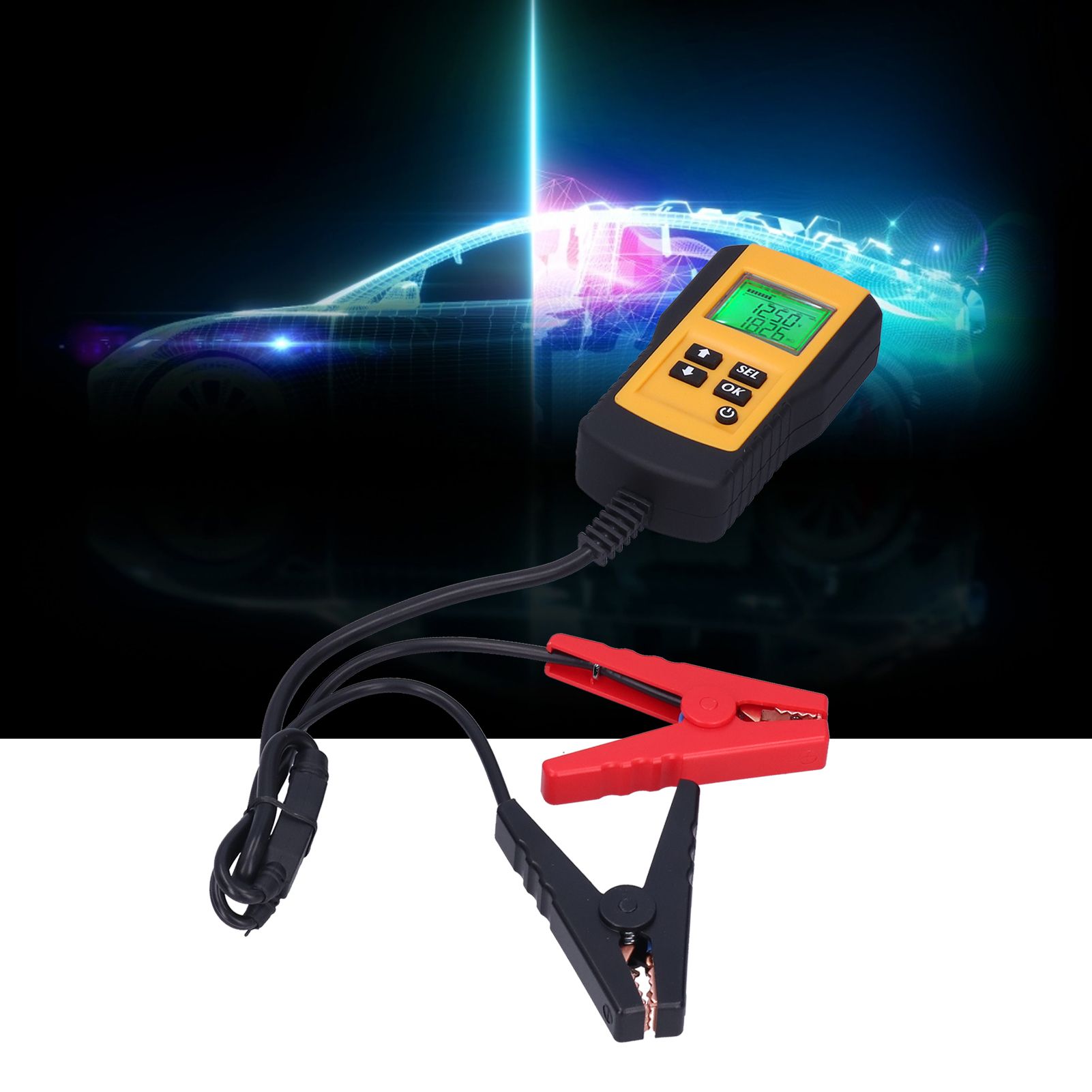 AE300 Digital Battery Analyzer LCD Car System Analysis NonDestructive Battery view 11